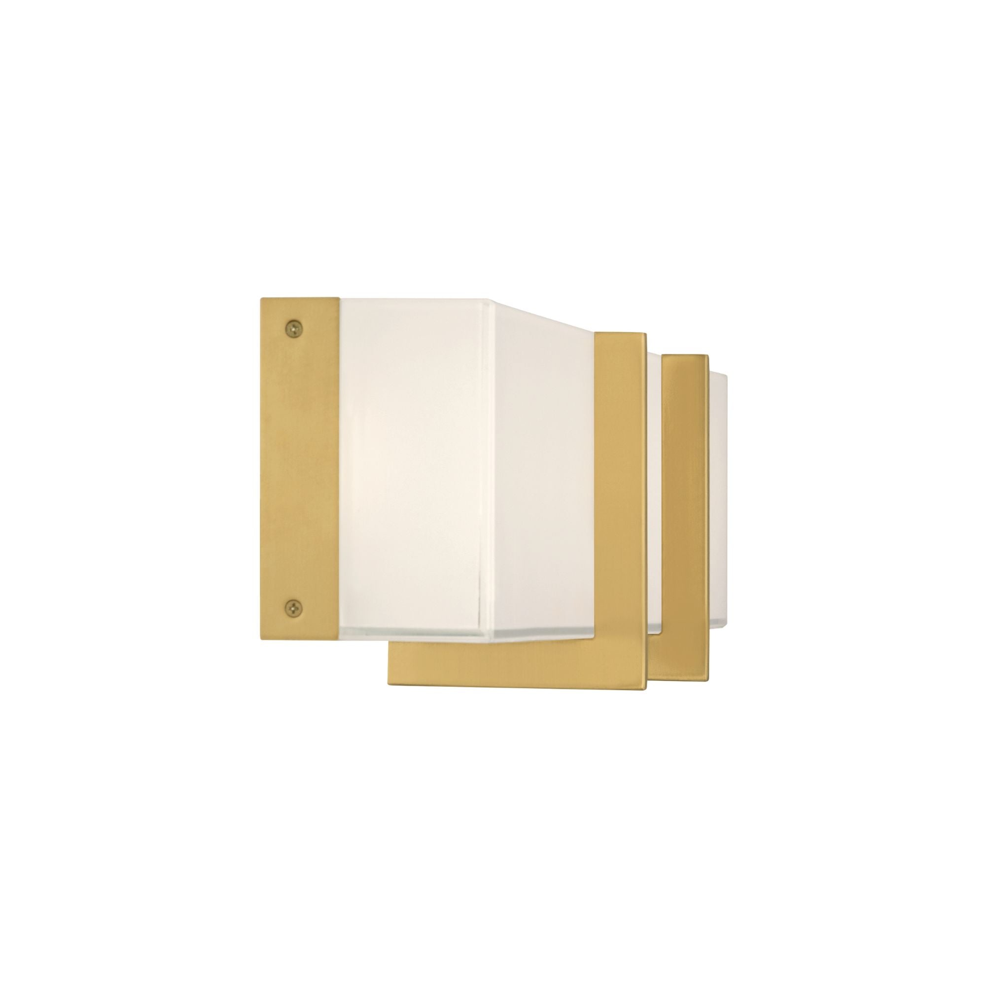 Minka-Lavery High Rise 30.25 in. LED Bath Bar, Legacy Brass with White Glass