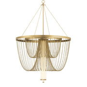 Minka-Lavery Jezelle 34.25 in. LED Pendant, Legacy Brass