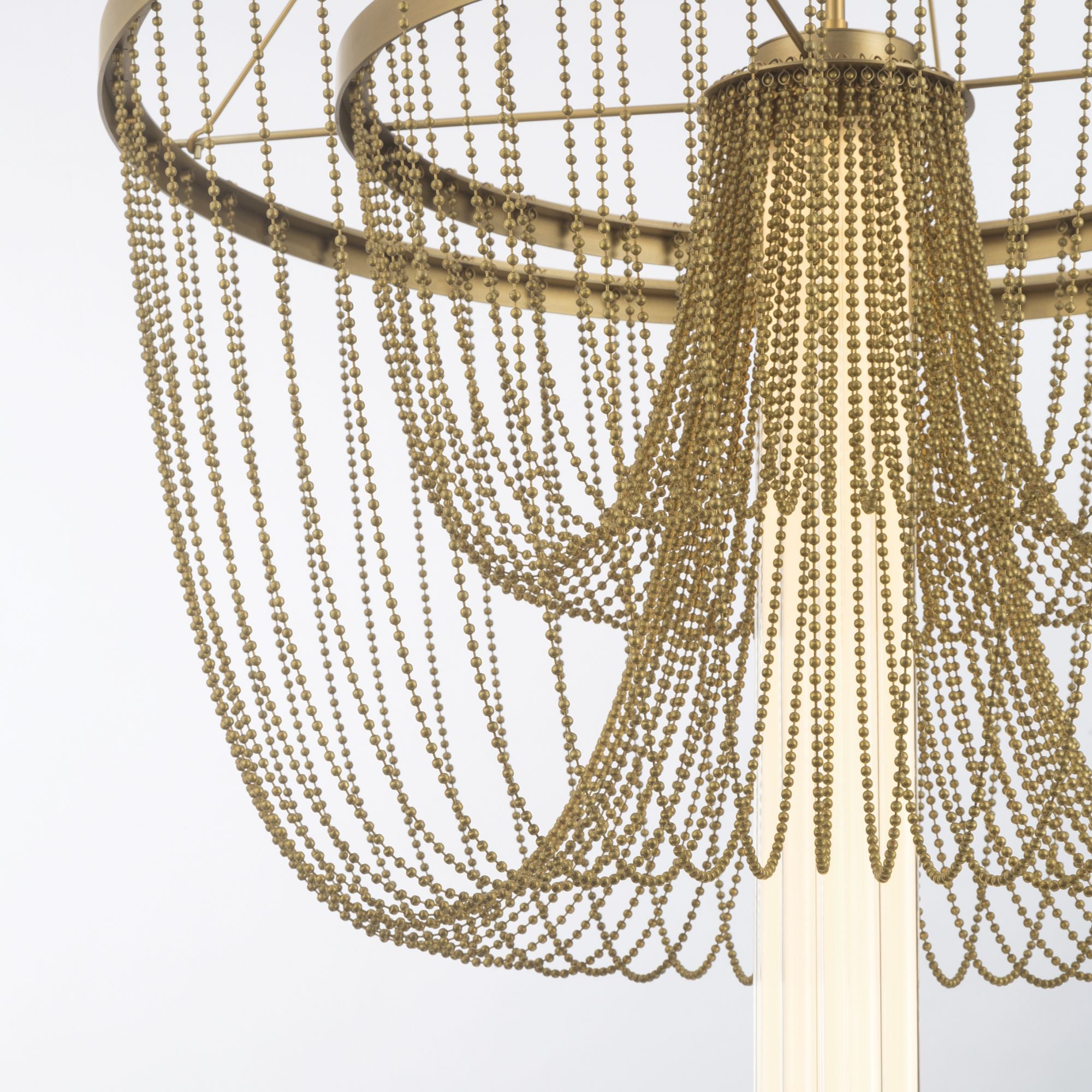 Minka-Lavery Jezelle 34.25 in. LED Pendant, Legacy Brass