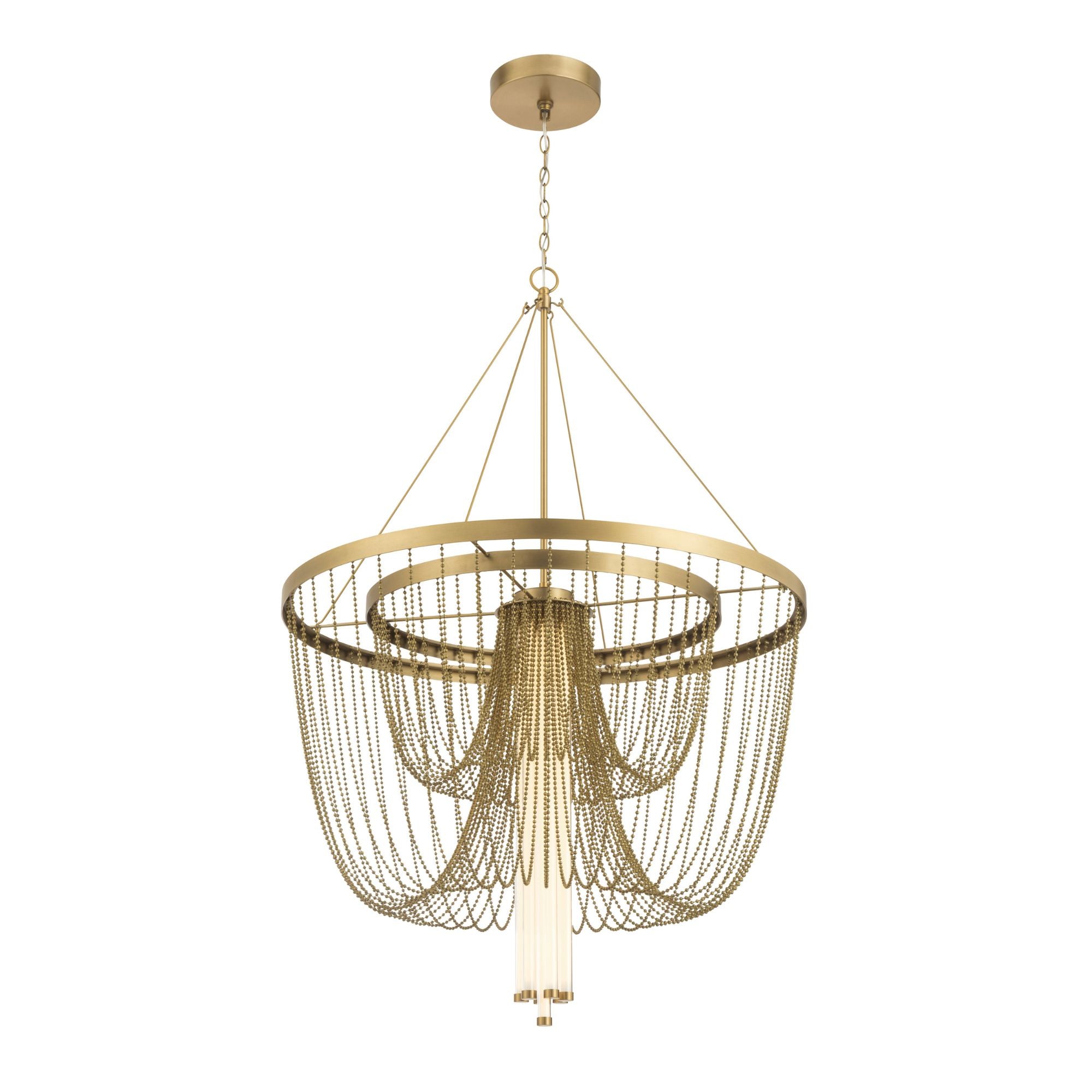 Minka-Lavery Jezelle 34.25 in. LED Pendant, Legacy Brass
