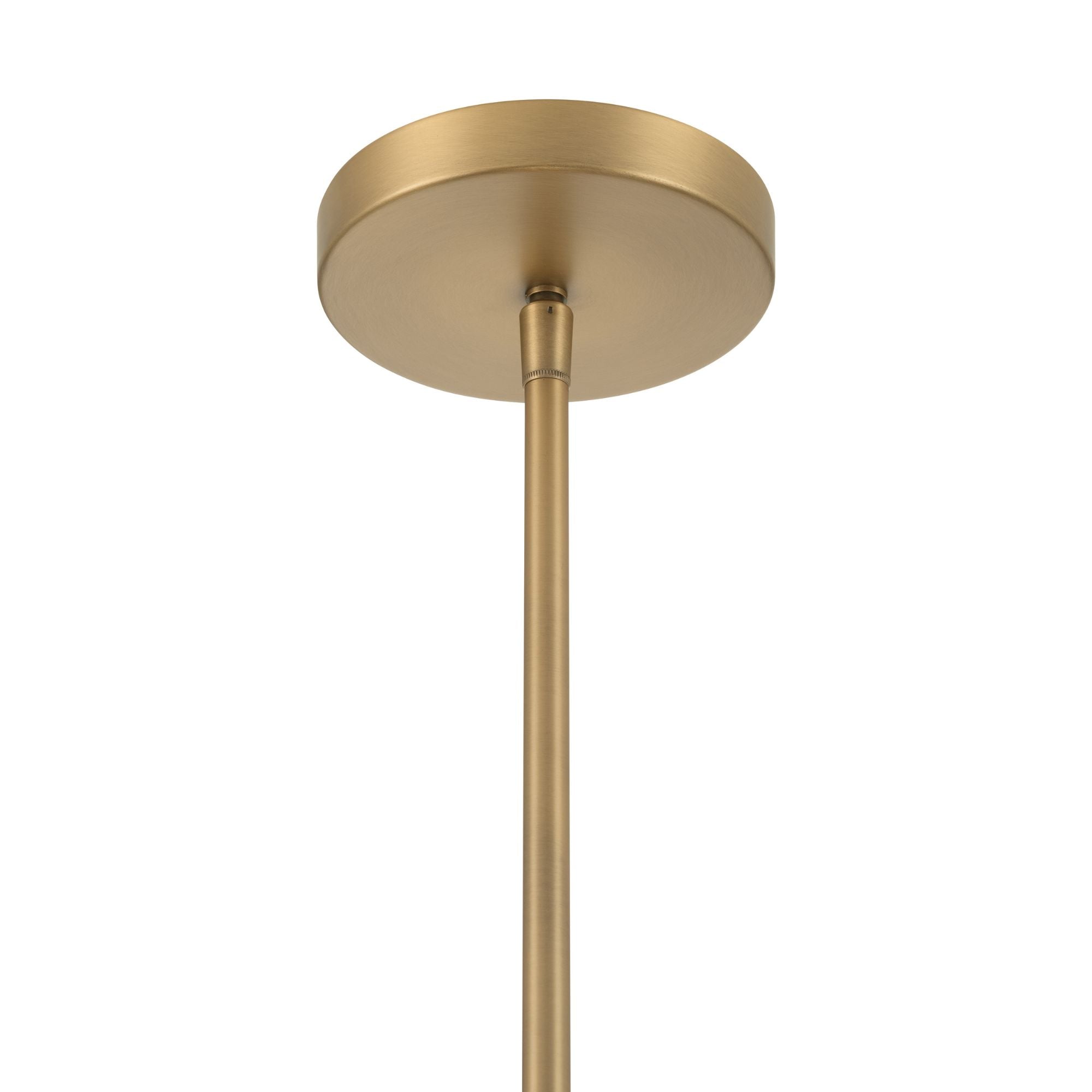 Minka-Lavery Luniva 8.5 in. Mini Pendant, Legacy Brass with Clear Square Textured Glass