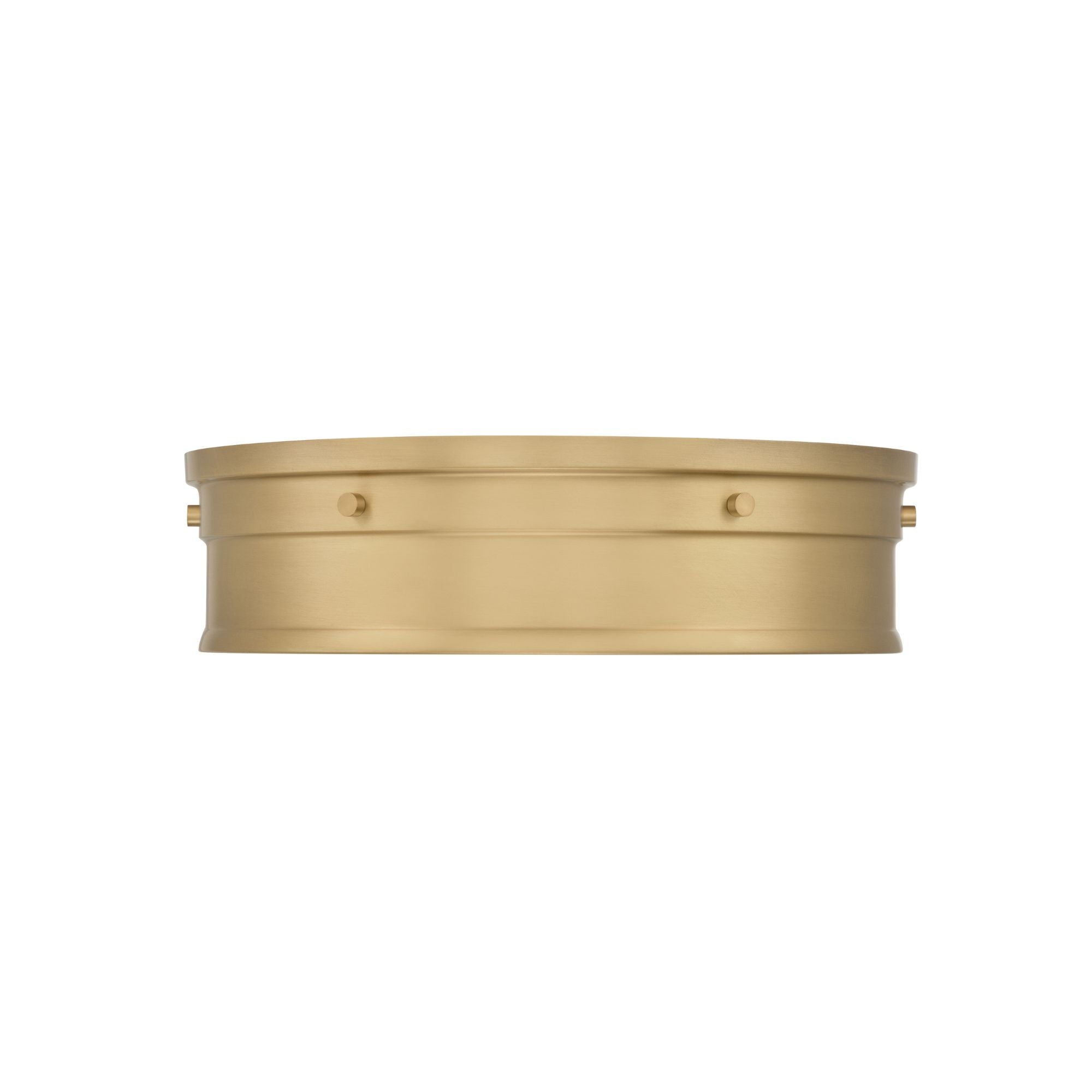 Minka-Lavery Marnex 13 in. LED Flush Mount, Legacy Brass with Etched Opal Glass