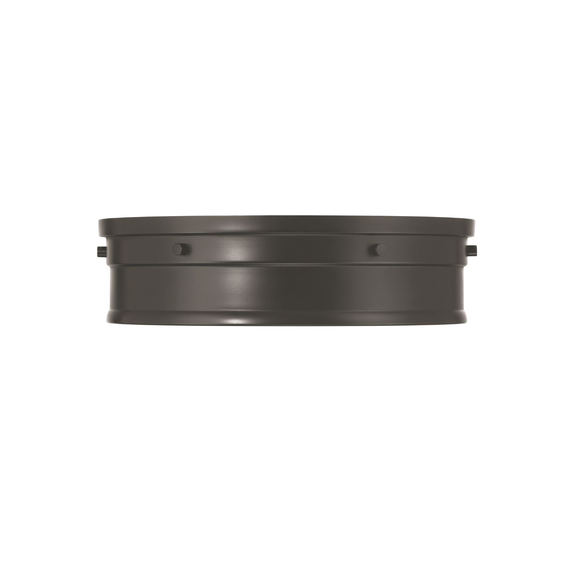 Minka-Lavery Marnex 13 in. LED Flush Mount, Plated Dark Bronze with Etched Opal Glass