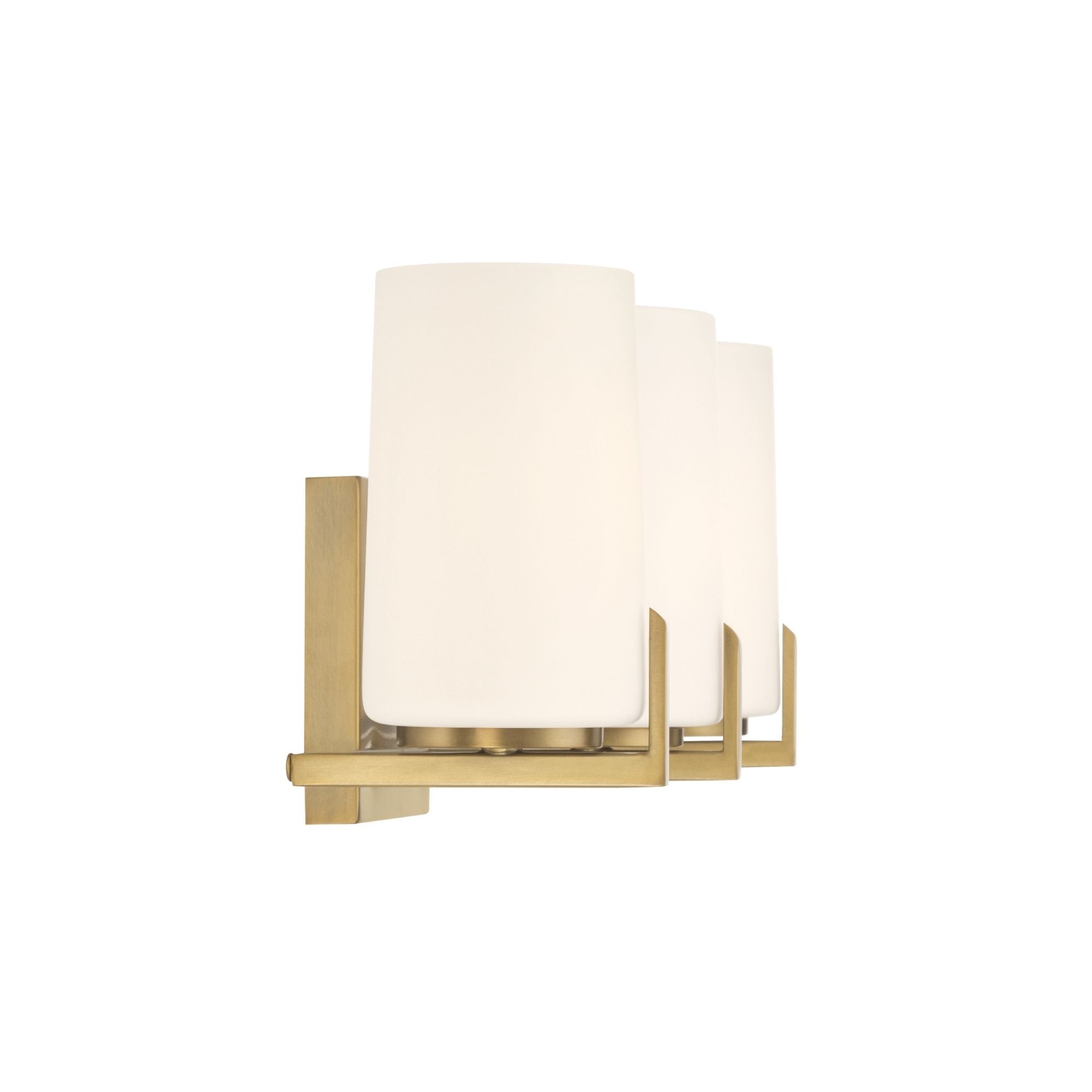 Minka-Lavery Mirelle 25 in. 3-Light Vanity, Legacy Brass with Etched Opal Glass
