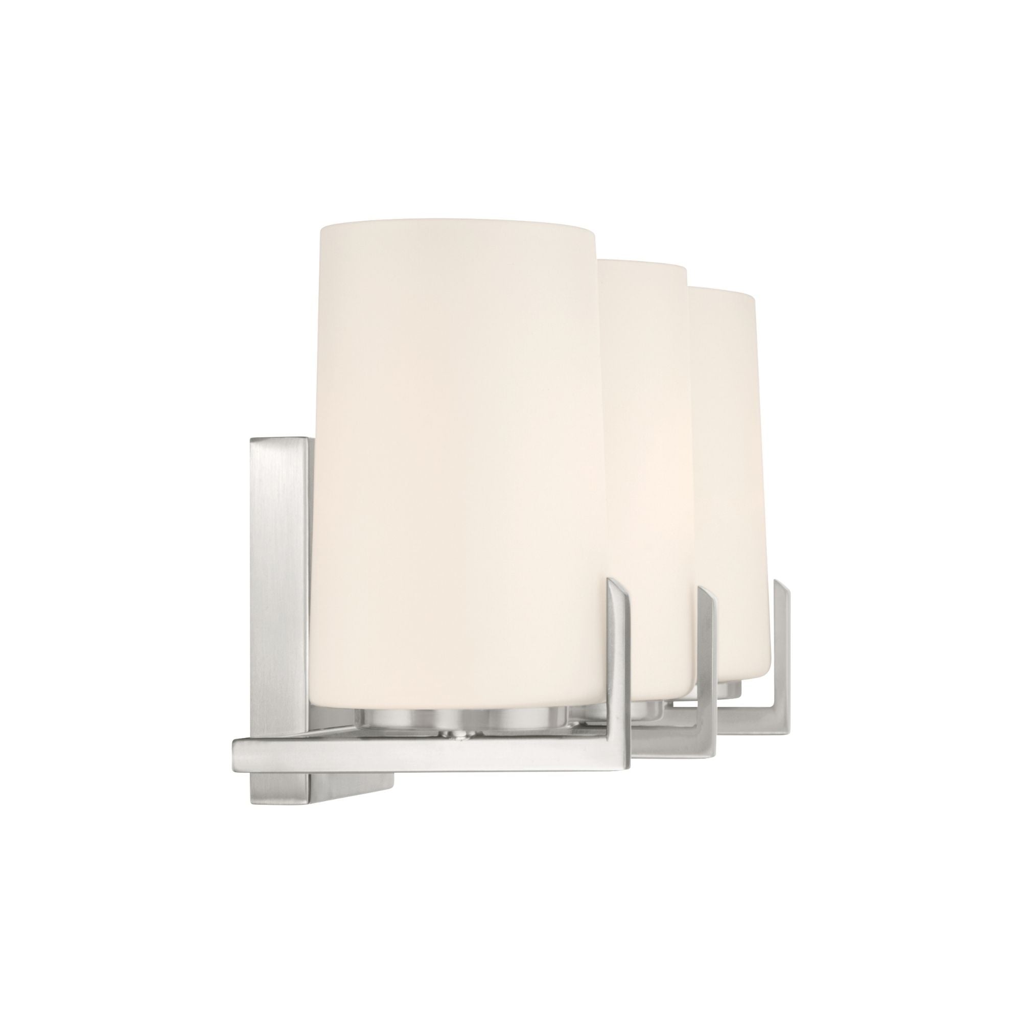 Minka-Lavery Mirelle 25 in. 3-Light Vanity, Brushed Nickel with Etched Opal Glass