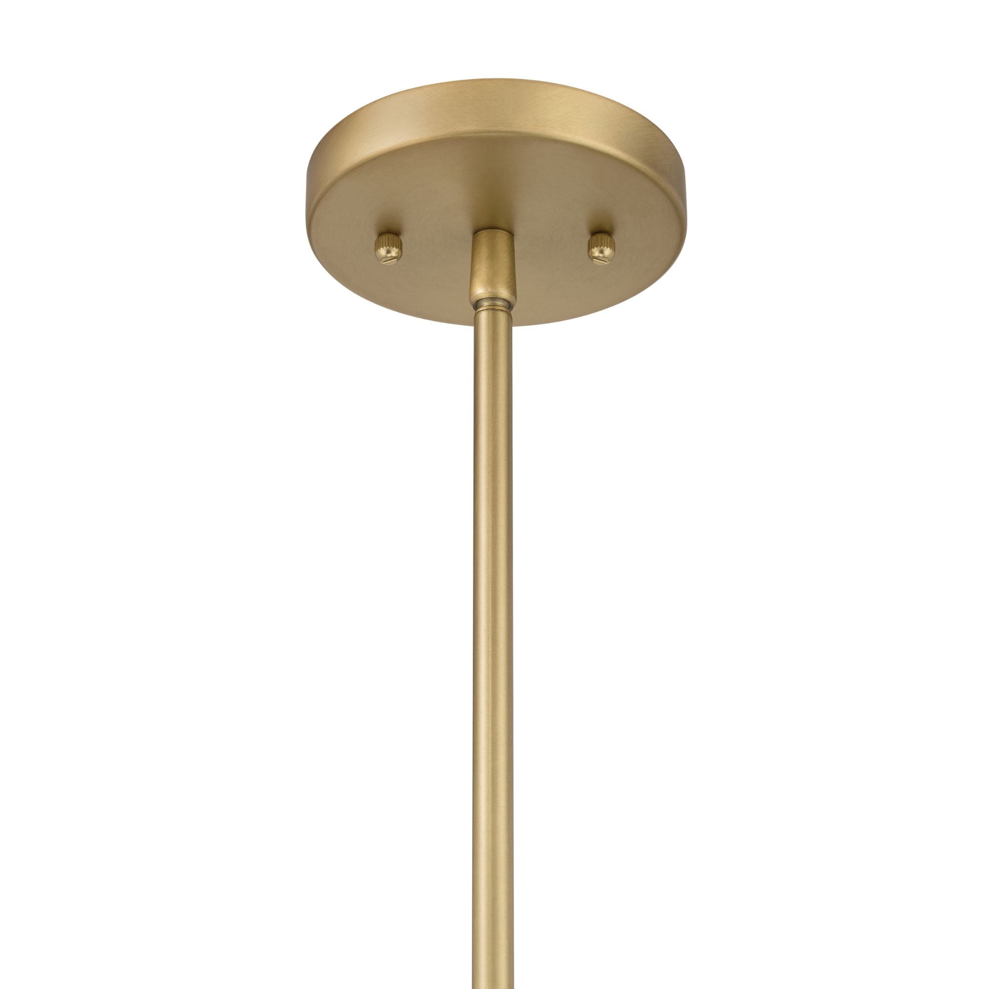 Minka-Lavery Orbis 15.75 in. Pendant Light, Legacy Brass with Clear Glass Dome