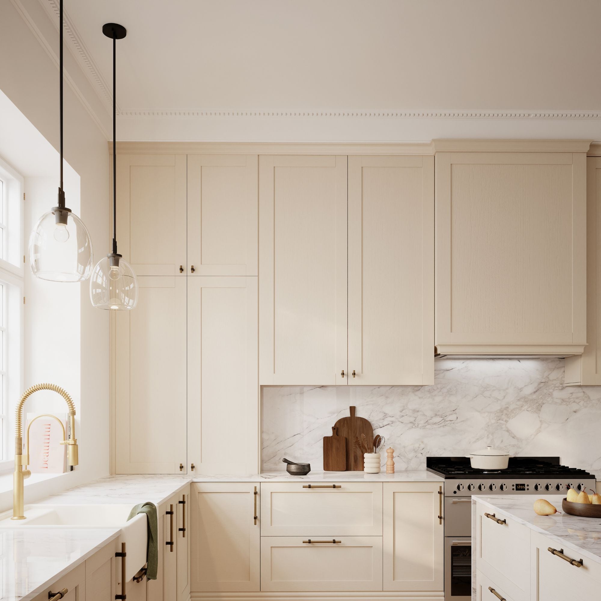 Minka-Lavery Orbis 15.75 in. Mini Pendant, Dark Matte Black with Clear Glass Dome