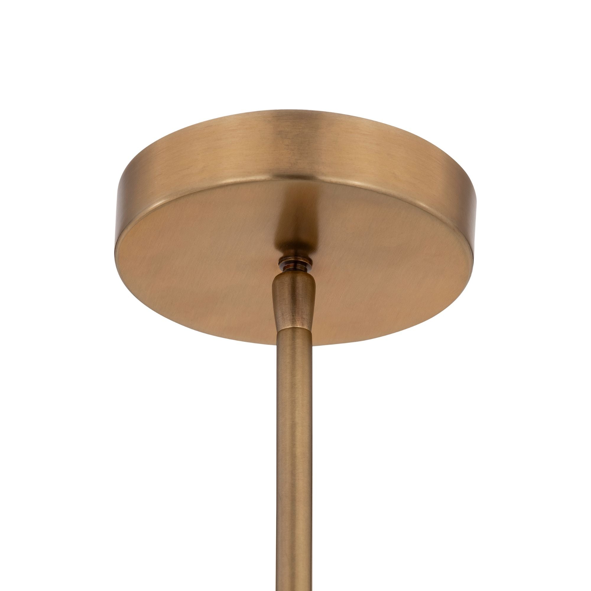 Minka-Lavery Orstyn 52 in. 2-Light Linear Chandelier, Legacy Brass with Opal Glass Shades