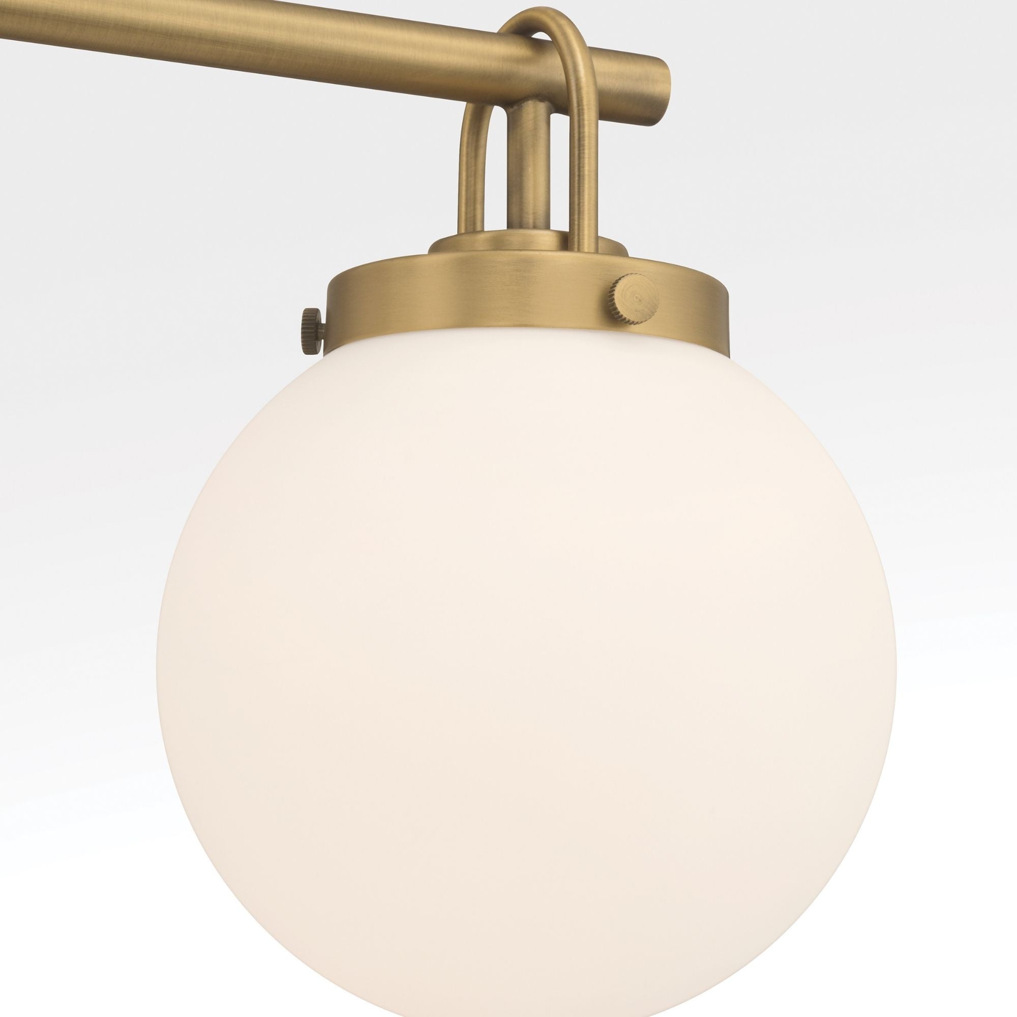 Minka-Lavery Ortesa 24 in. 3-Light Vanity, Legacy Brass with Etched Opal Glass Globes
