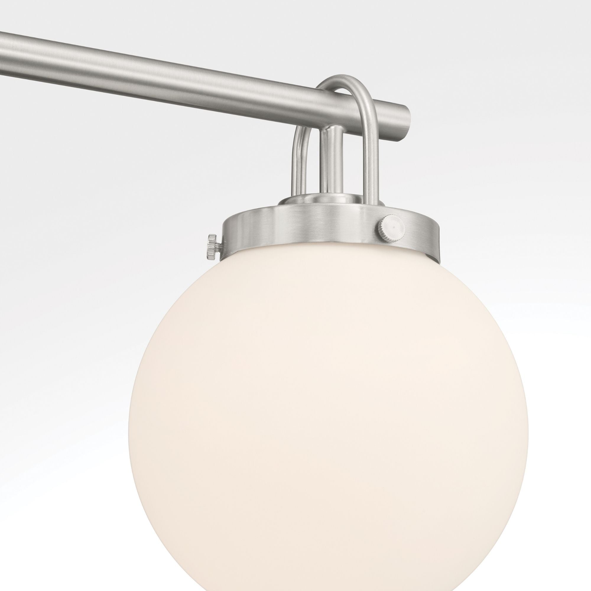 Minka-Lavery Ortesa 24 in. 3-Light Vanity, Brushed Nickel with Etched Opal Glass Globes
