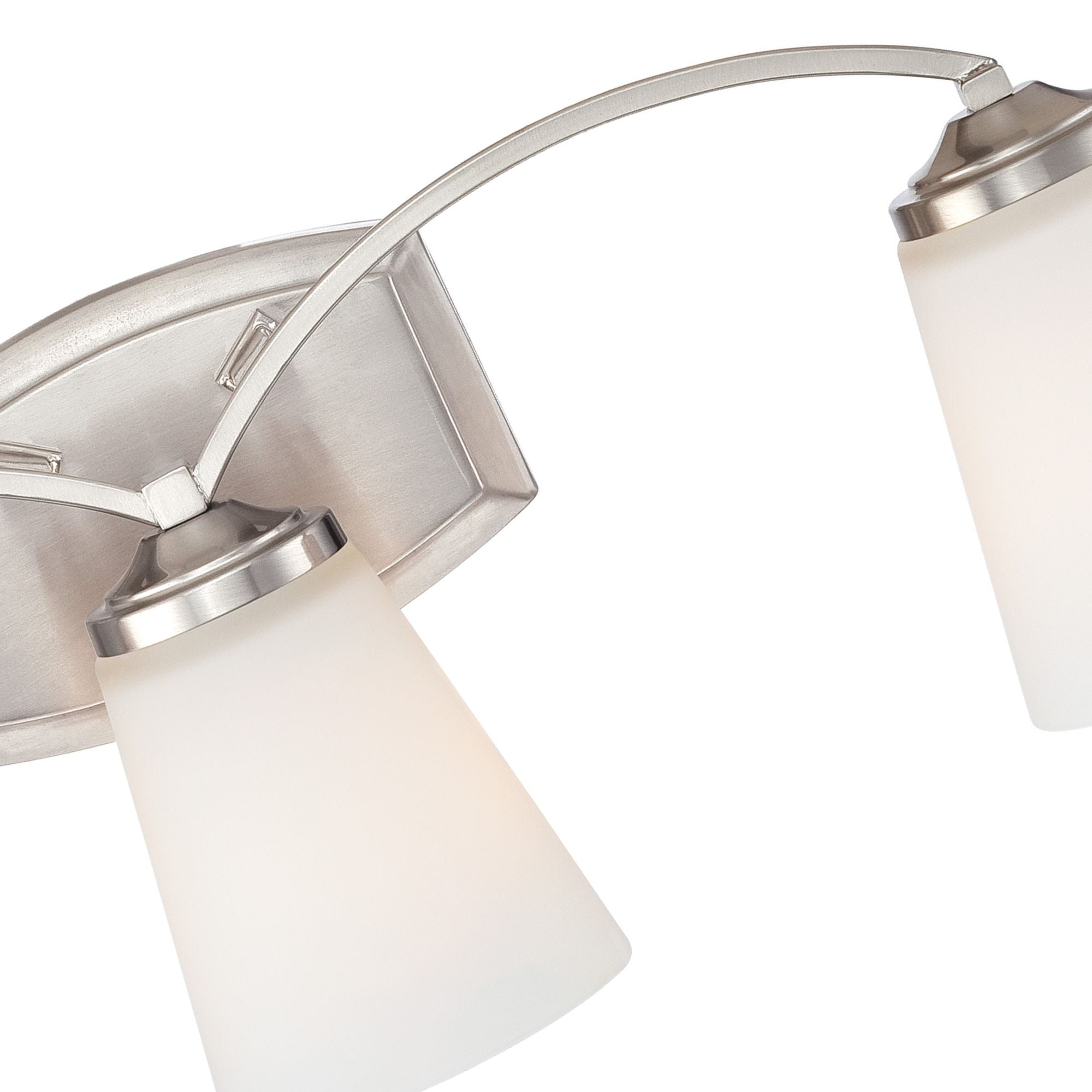 Overland Park 23" 3-Light Bath Vanity, Brushed Nickel Finish
