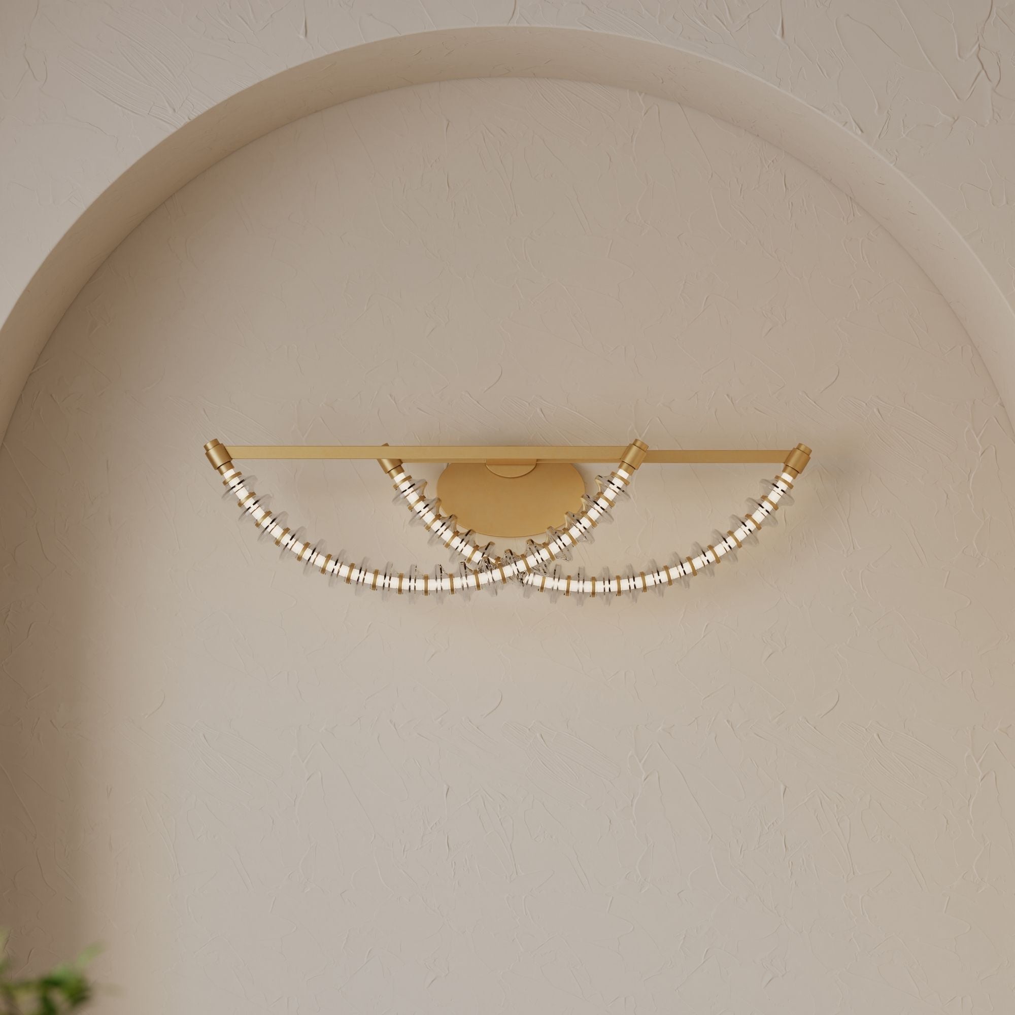 Minka-Lavery Pearl 36 in. Vanity Light, Legacy Brass with Clear Glass