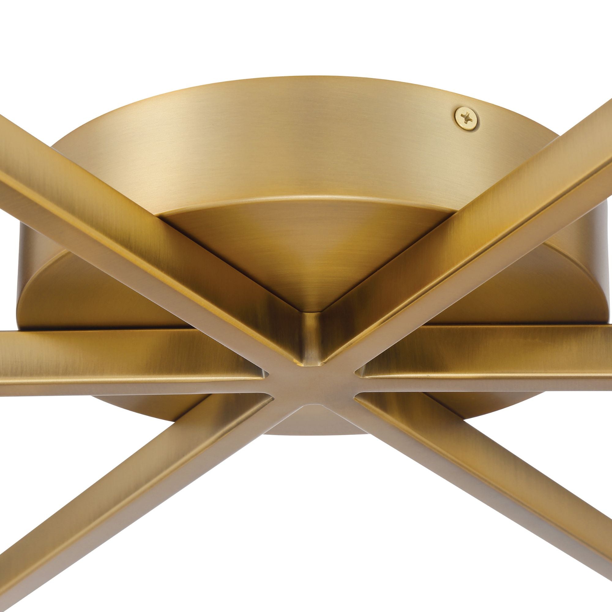 Pearl 28" LED Flush Mount, Legacy Brass Finish