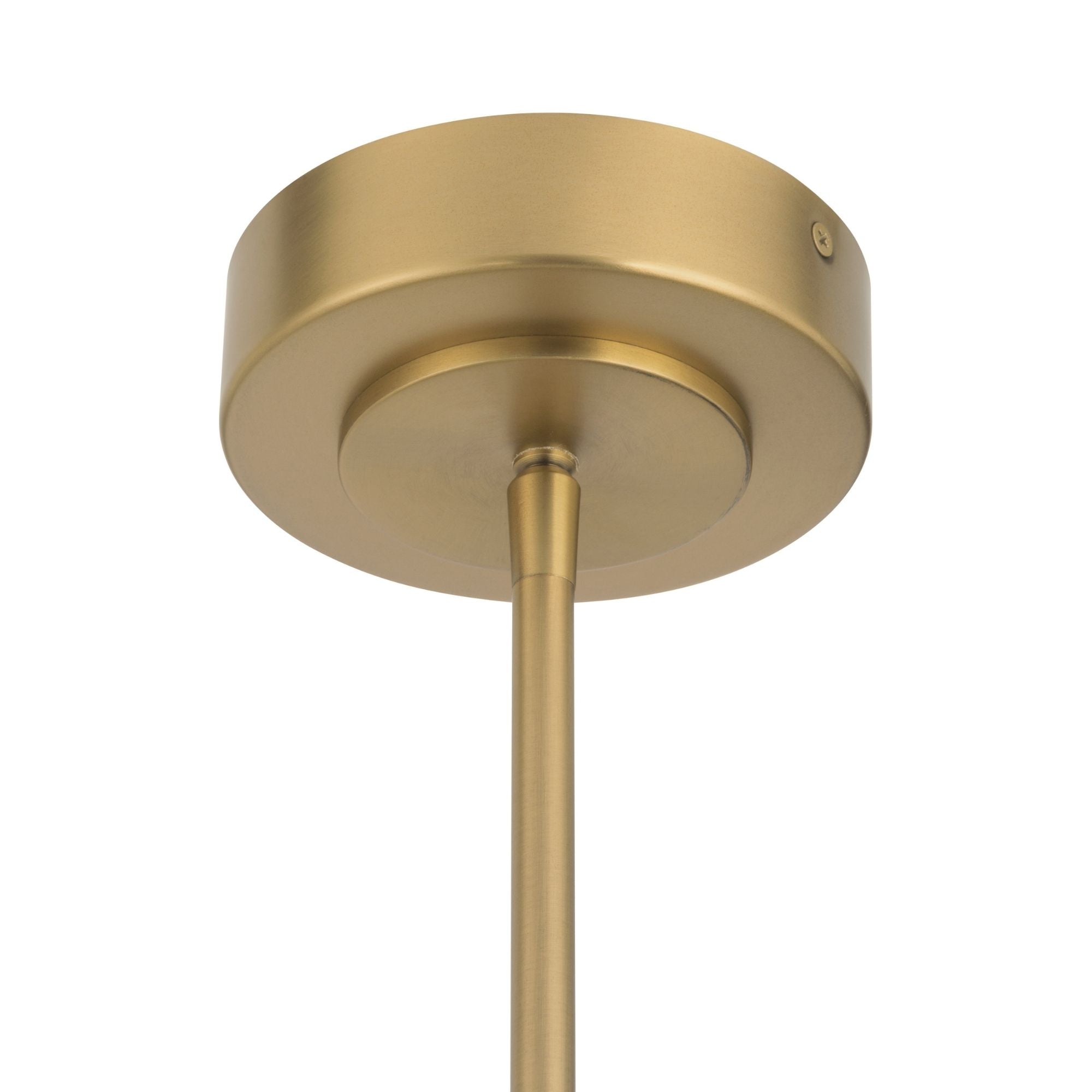 Minka-Lavery Pearl 44 in. LED Mini Pendant, Legacy Brass with Clear Glass