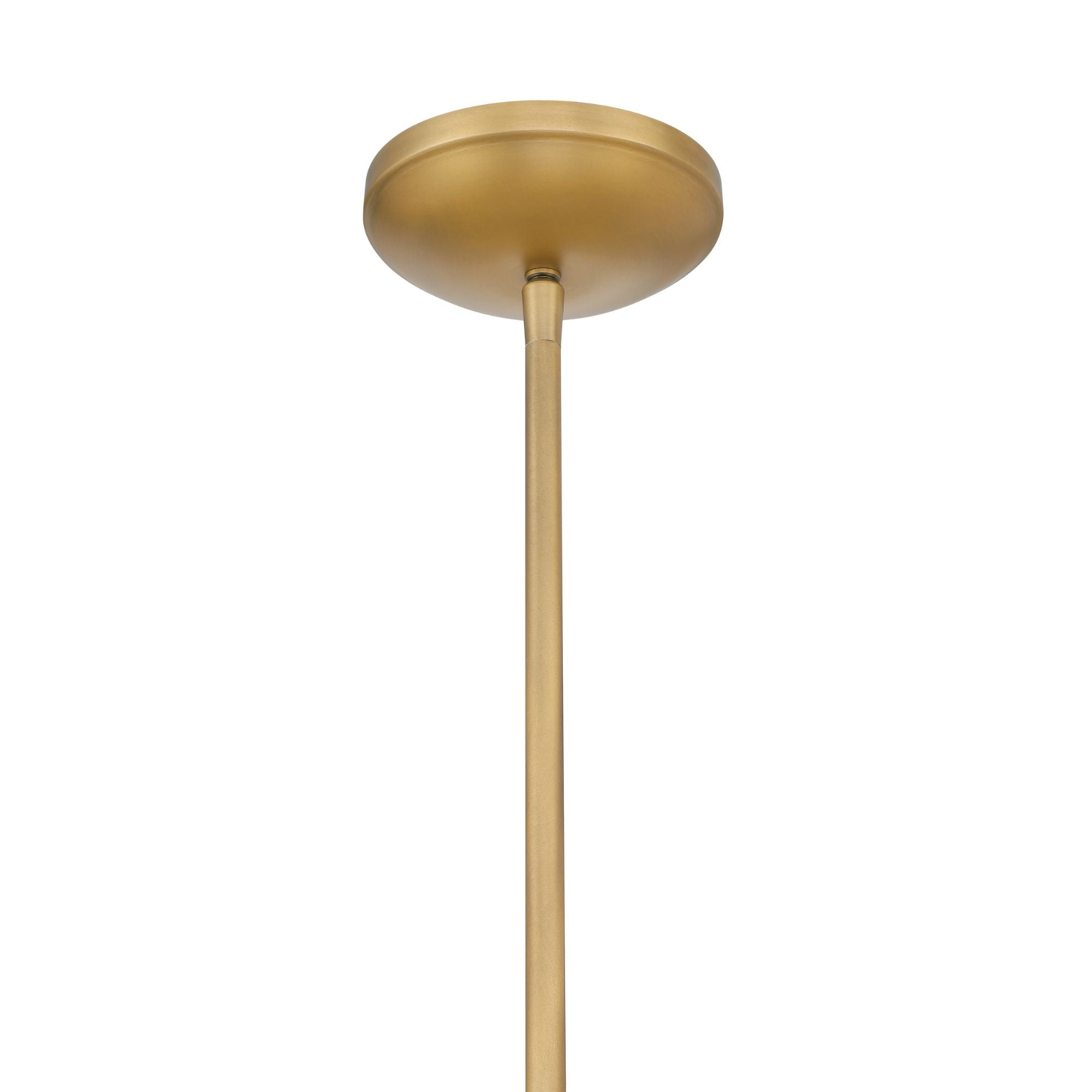 Minka-Lavery Purelight 19 in. Pendant Light, Legacy Brass with Etched Opal Glass