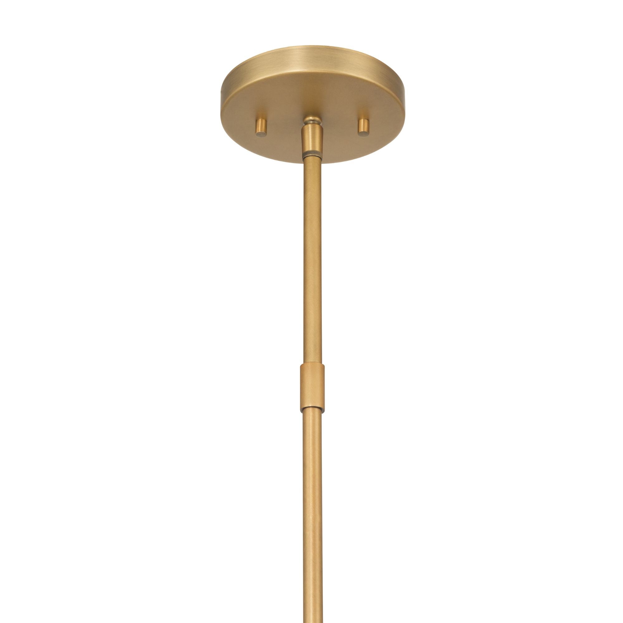 Minka-Lavery Vantrel 36 in. 8-Light Chandelier, Legacy Brass with Etched Opal Glass