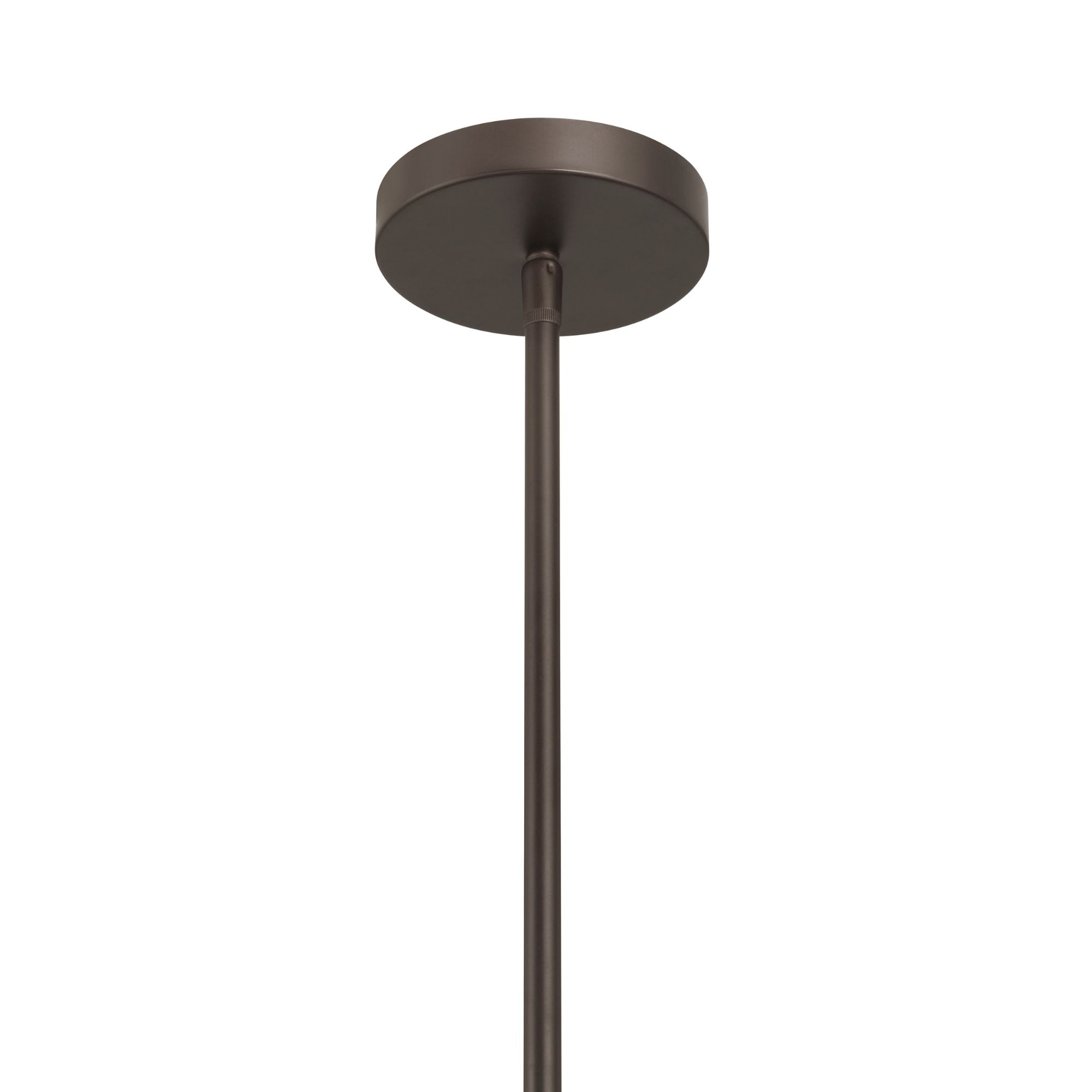 Minka-Lavery Vestra 16 in. LED Pendant, Dark Bronze with Etched Opal Glass