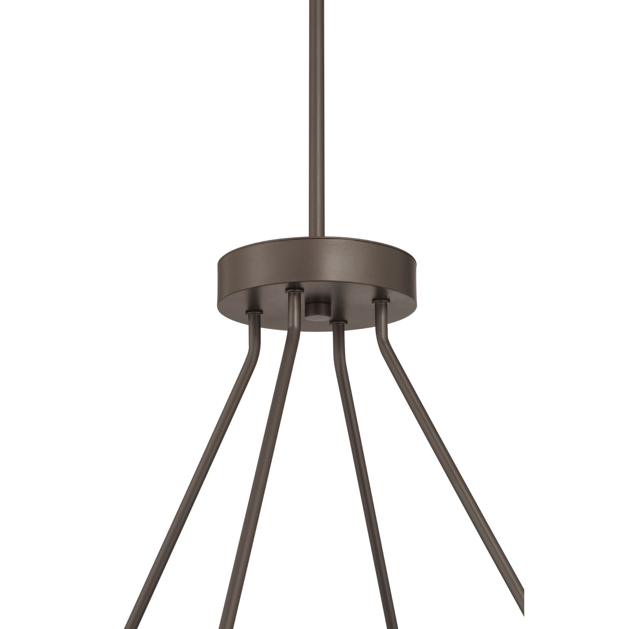Minka-Lavery Vestra 37.5 in. LED Pendant, Dark Bronze with Etched Opal Glass