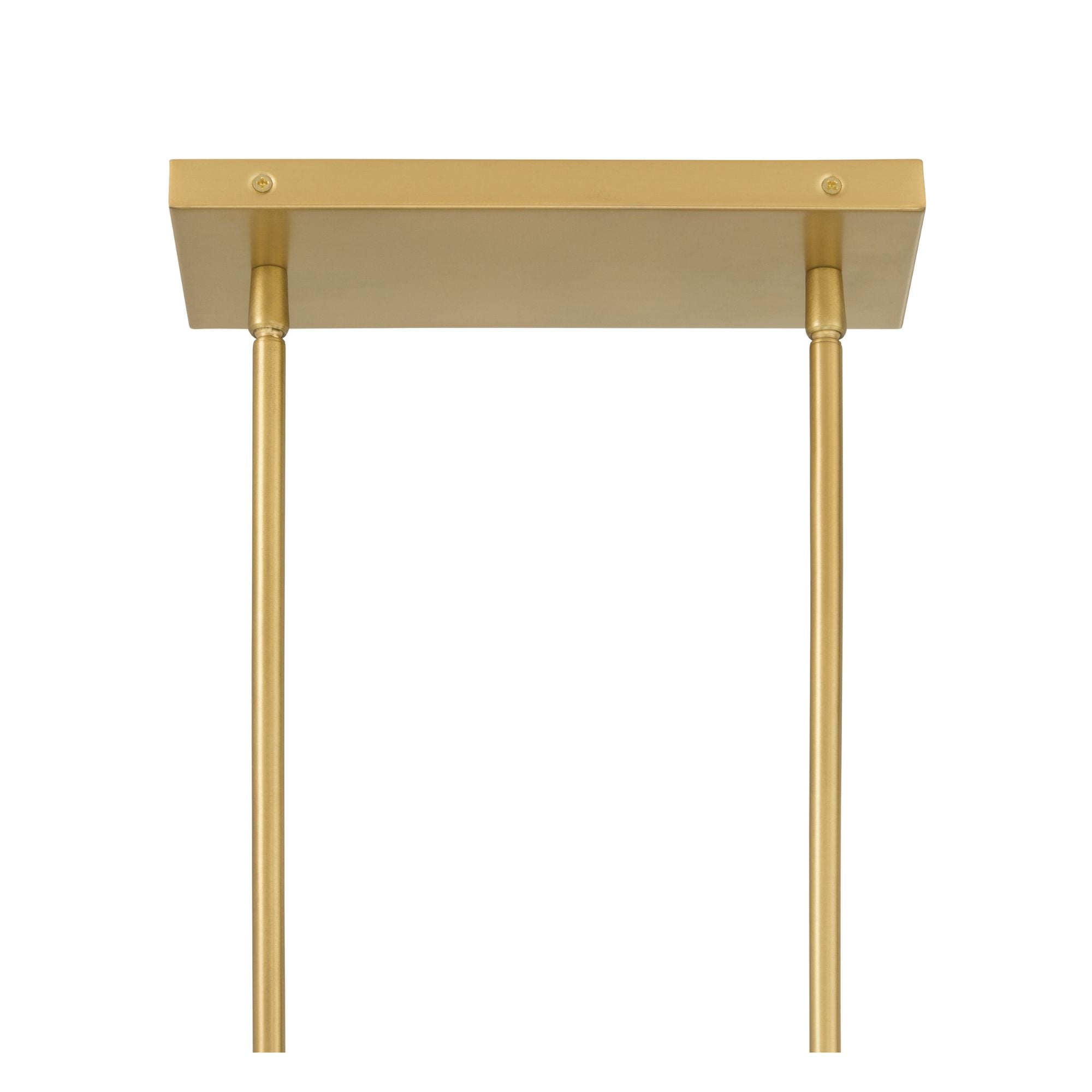 Minka-Lavery Wexmere 40.25 in. 8-Light Linear Chandelier, Legacy Brass & Dark Matte Black with Etched Alabaster Glass