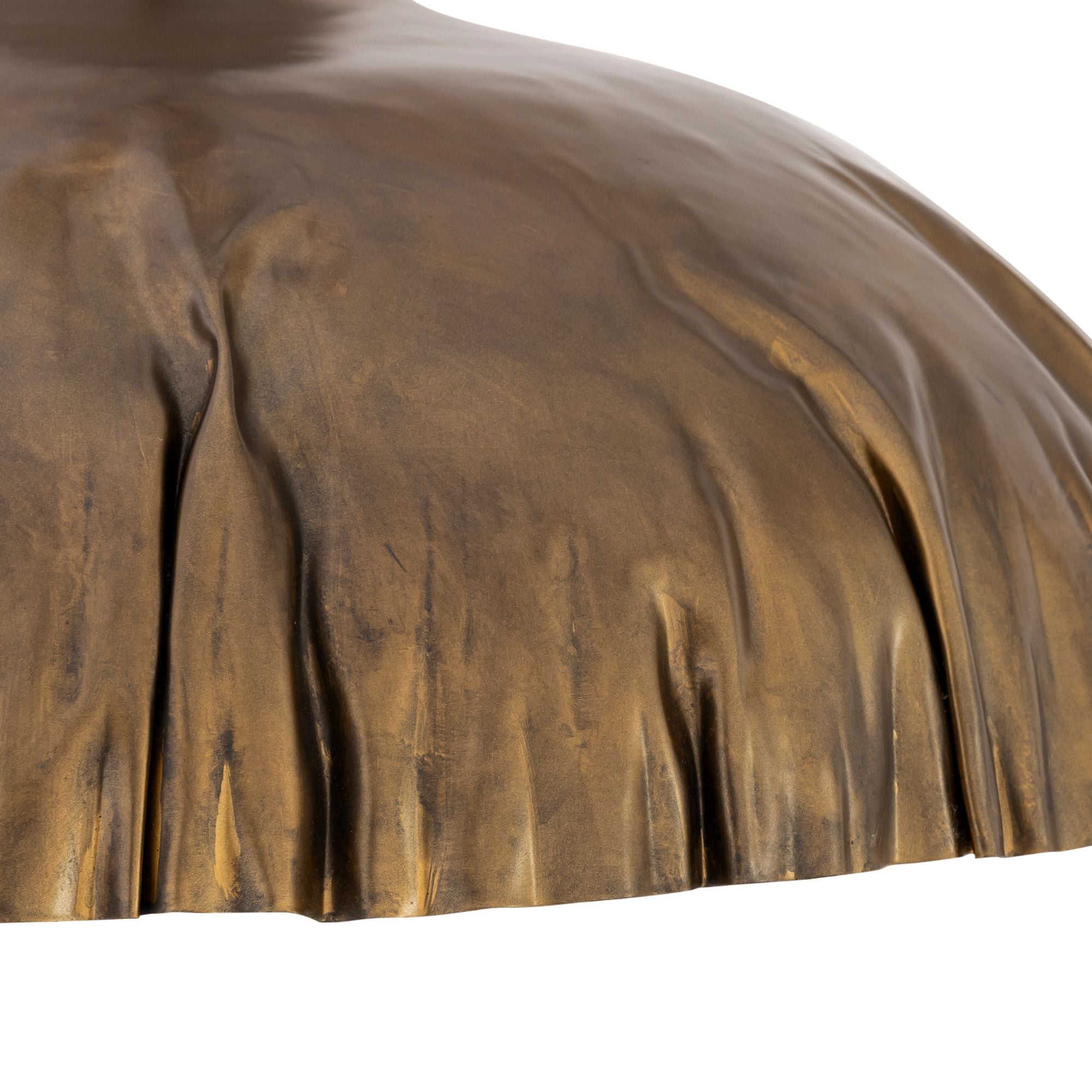 Minka-Lavery Zinnia 24 in. Pendant Light, Antique Brass, Metal Dome Shade