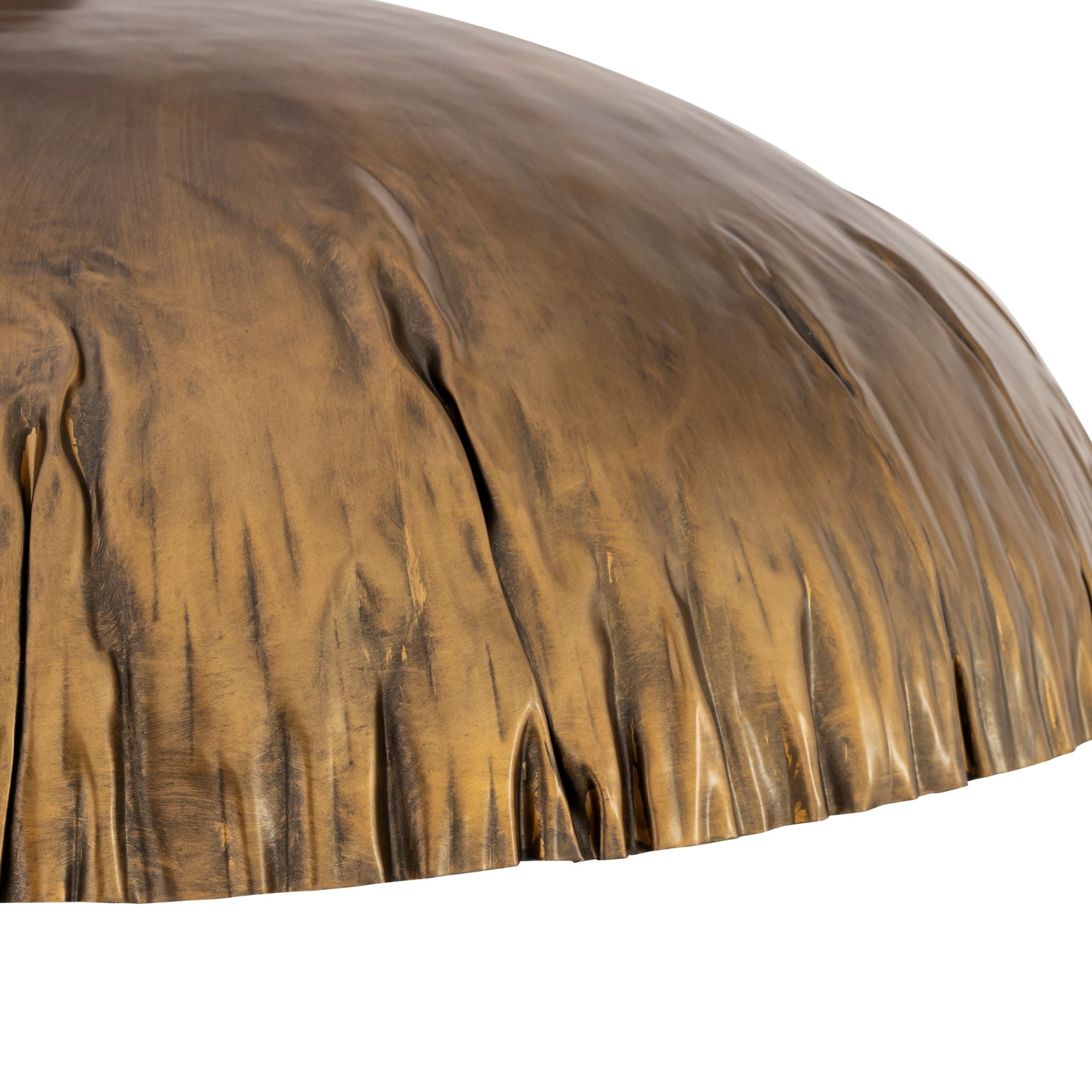 Minka-Lavery Zinnia 36 in. Pendant Light, Antique Brass with Metal Shade