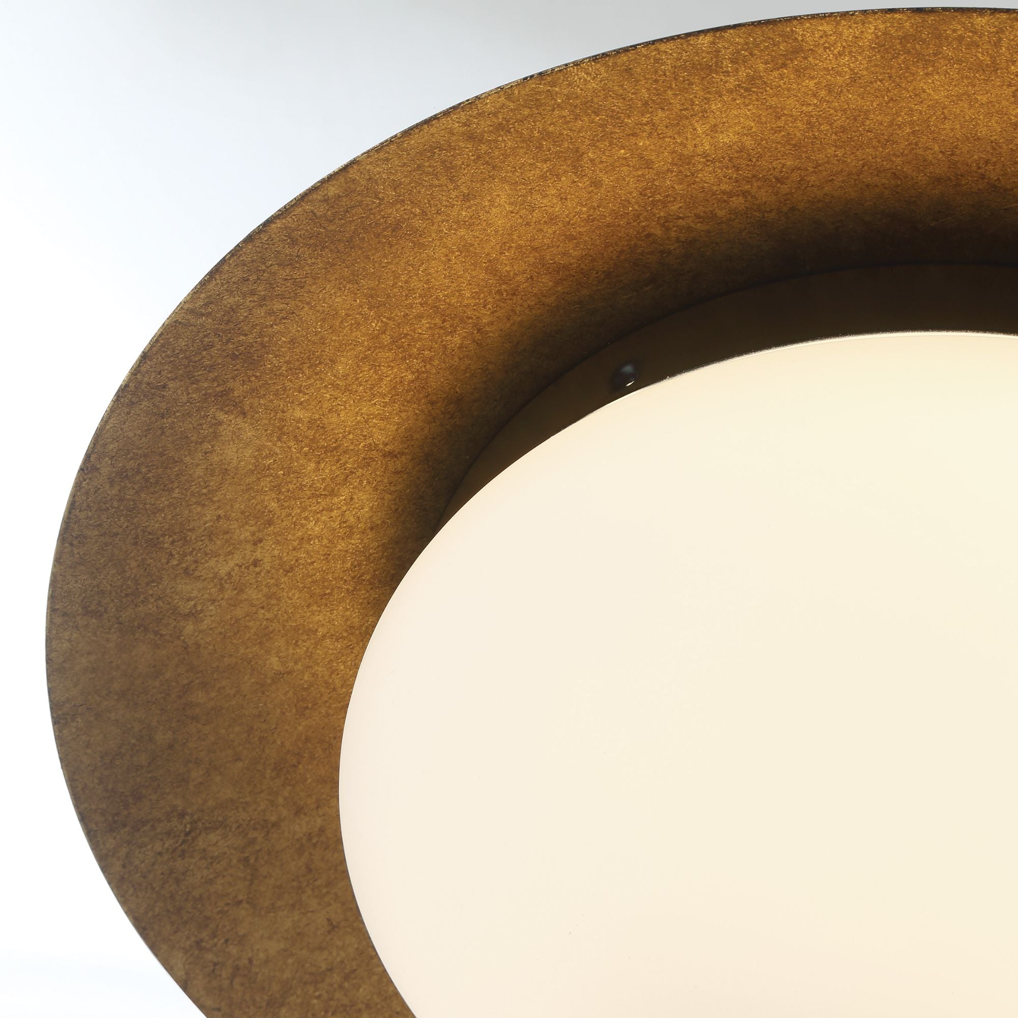 Zinola 15" LED Flush Mount, Halcyon Gold & Sand Coal Finish