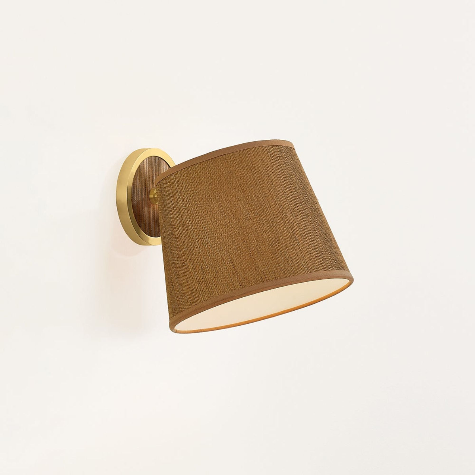 Abeni 9" Wall Sconce, Aged Brass Finish