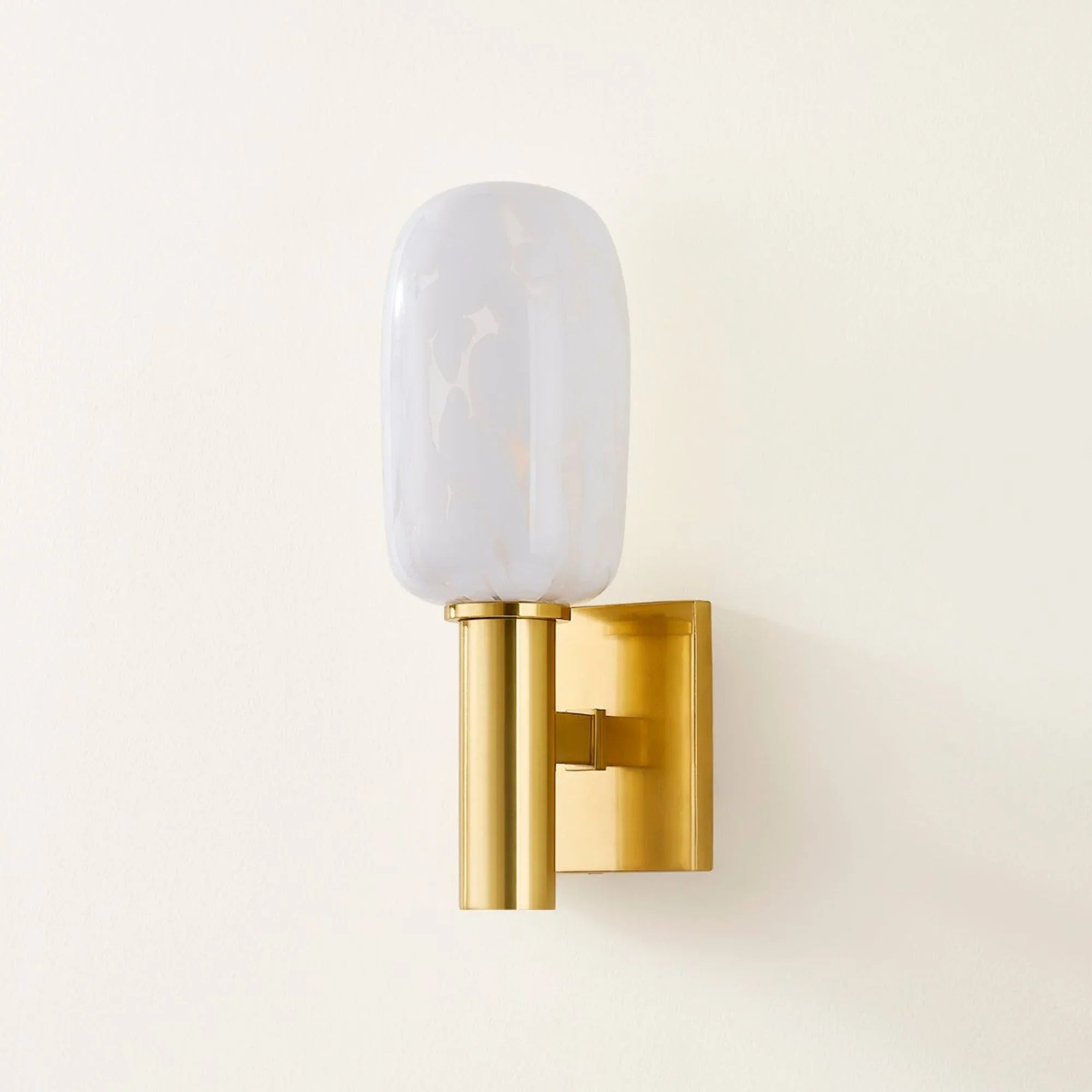 Abina 17" Wall Sconce, Aged Brass Finish