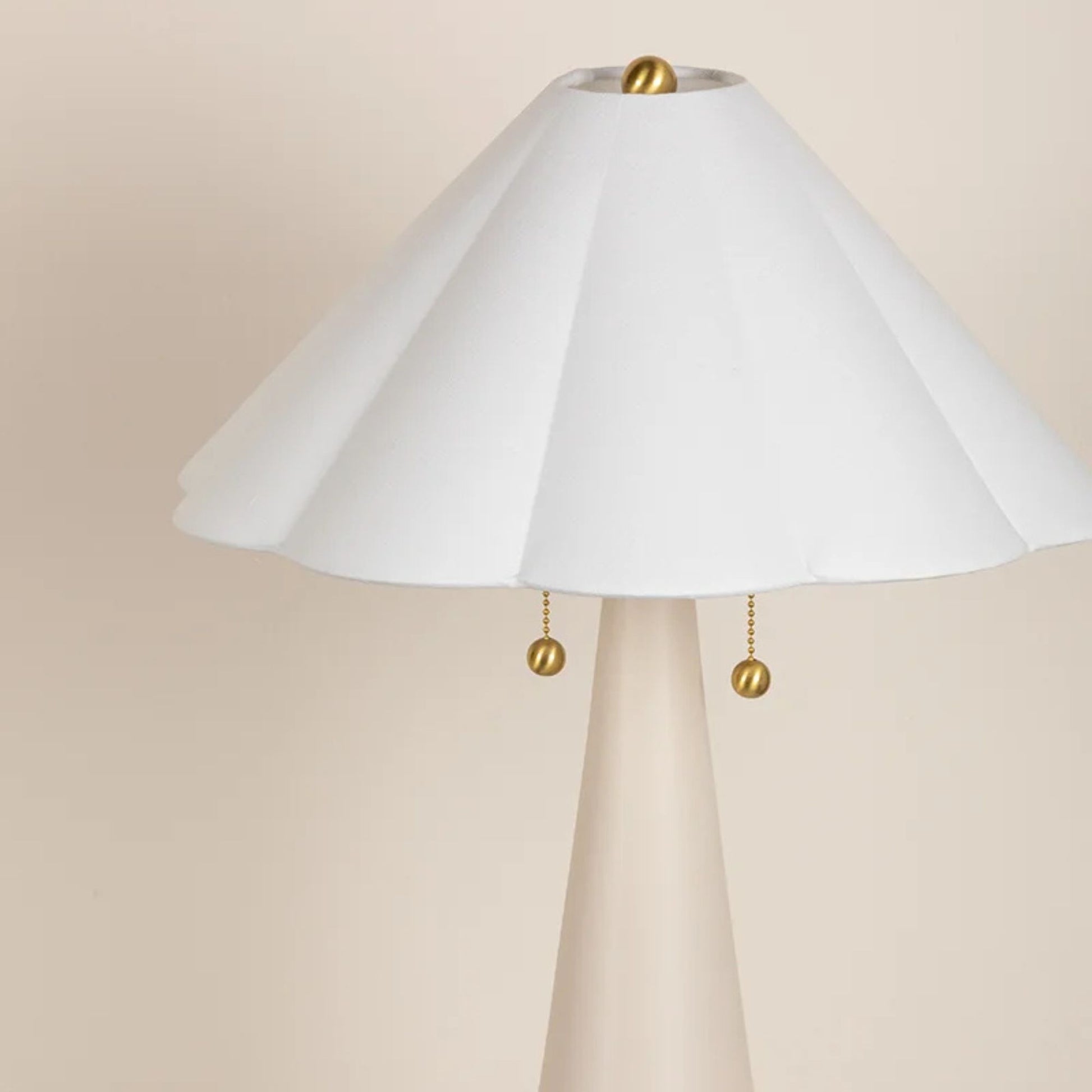 Mitzi - Alana 2-Light Table Lamp Ceramic Antique Ivory with Aged Brass Accents | Bees Lighting