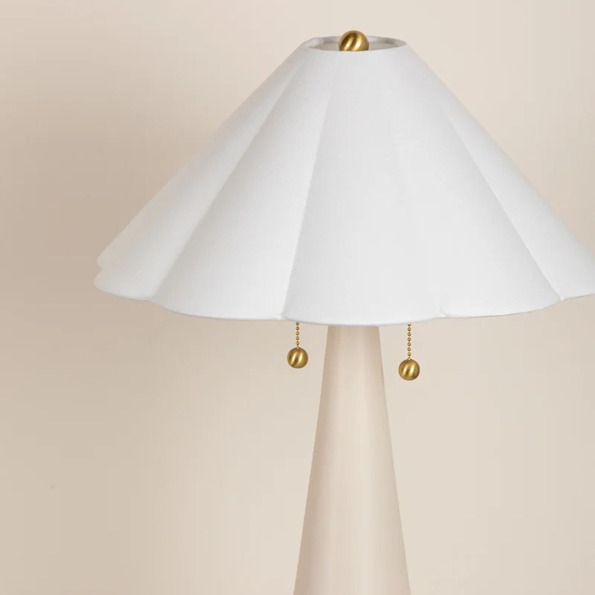 Mitzi - Alana 2-Light Table Lamp Ceramic Antique Ivory with Aged Brass Accents | Bees Lighting
