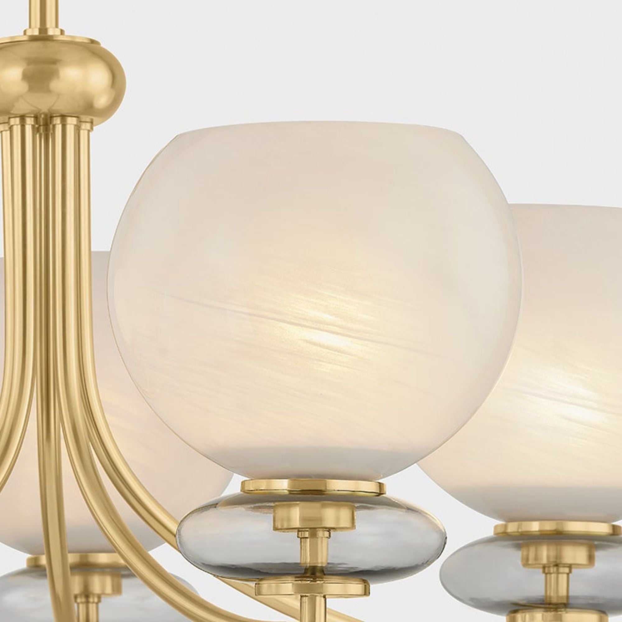 Alexia 30" 5-Light Chandelier, Aged Brass Finish