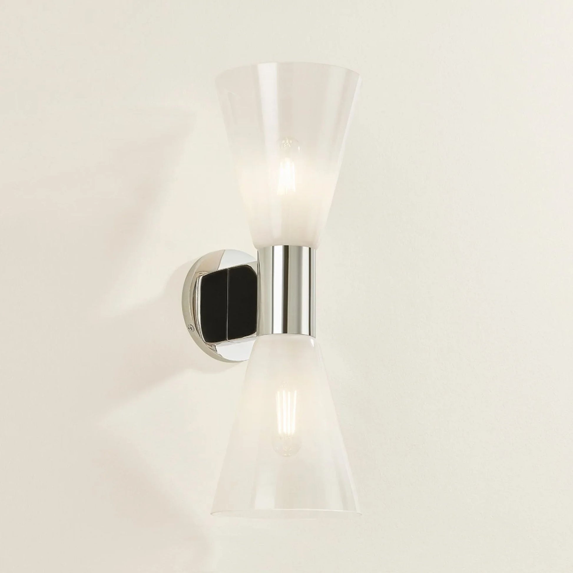 Mitzi - Alma 18" 2-Light Wall Sconce, Polished Nickel Finish | Bees Lighting