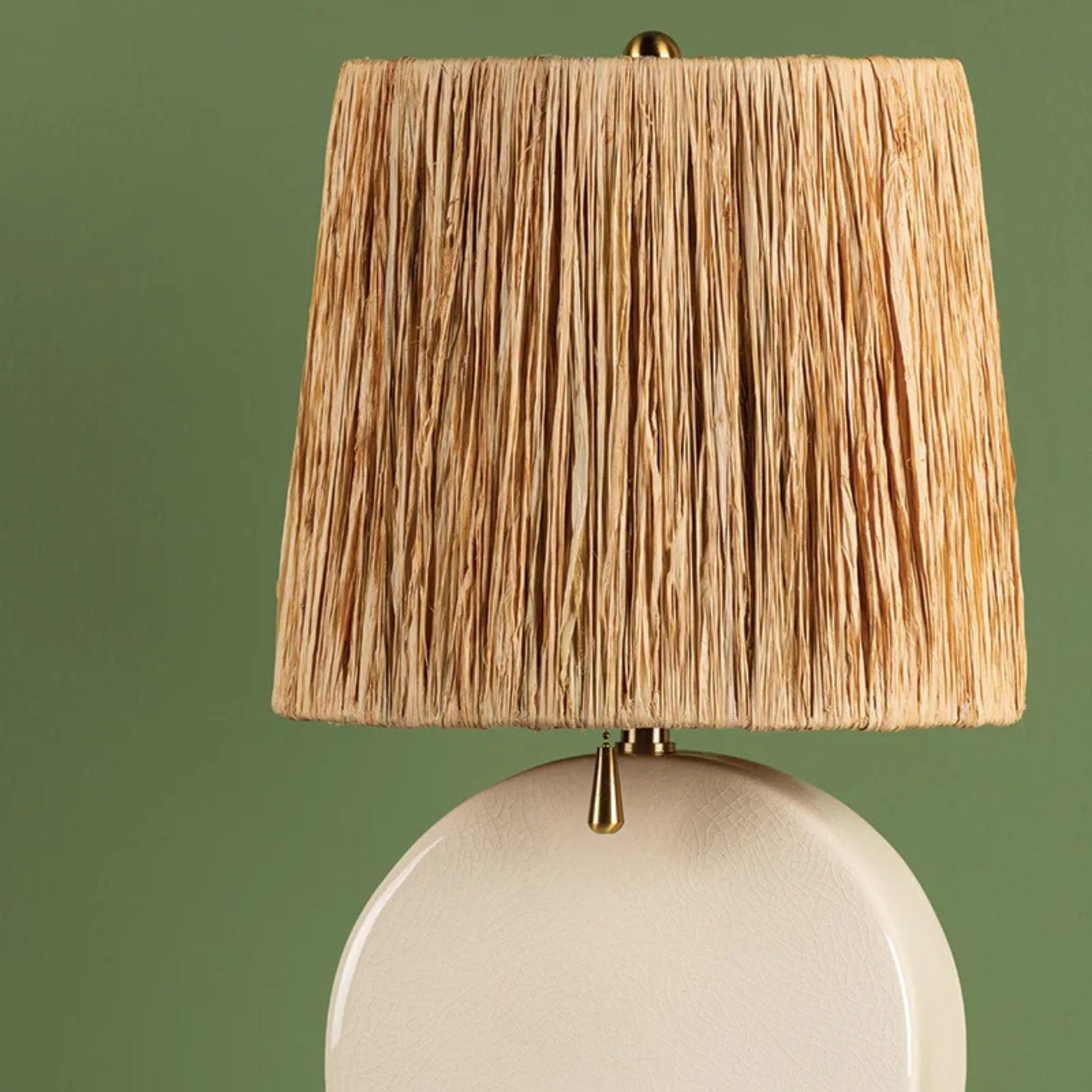 Mitzi - Aneesa 21" Table Lamp, Aged Brass/Glossy Crackle Glaze Finish | Bees Lighting