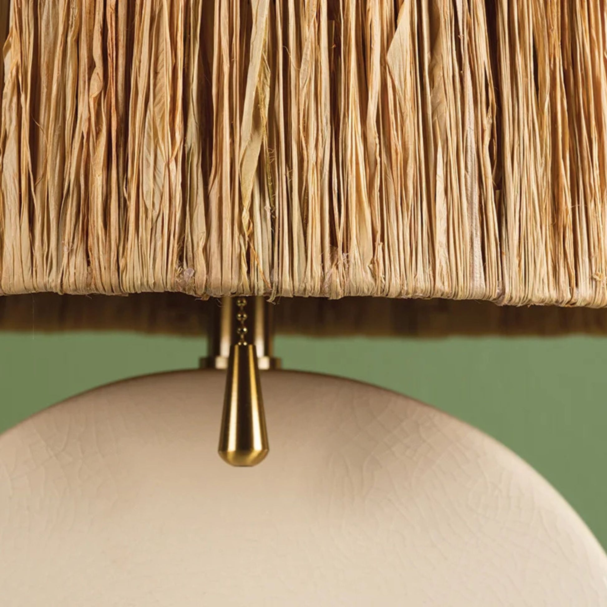 Mitzi - Aneesa 21" Table Lamp, Aged Brass/Glossy Crackle Glaze Finish | Bees Lighting