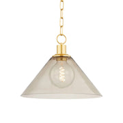 Mitzi - Mitzi Anniebee Pendant Light - Aged Brass Finish | Bees Lighting