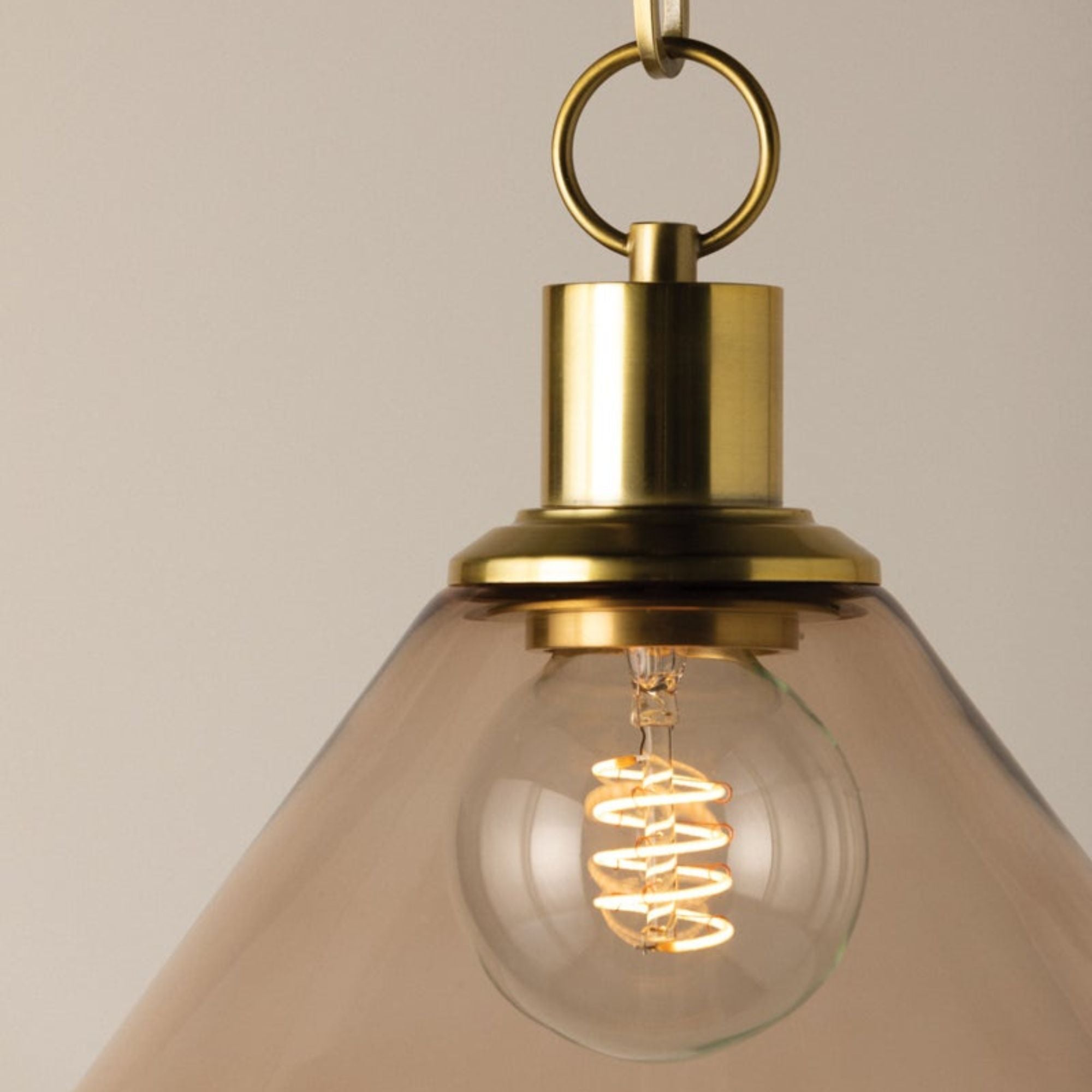 Anniebee 11" Pendant, Aged Brass Finish