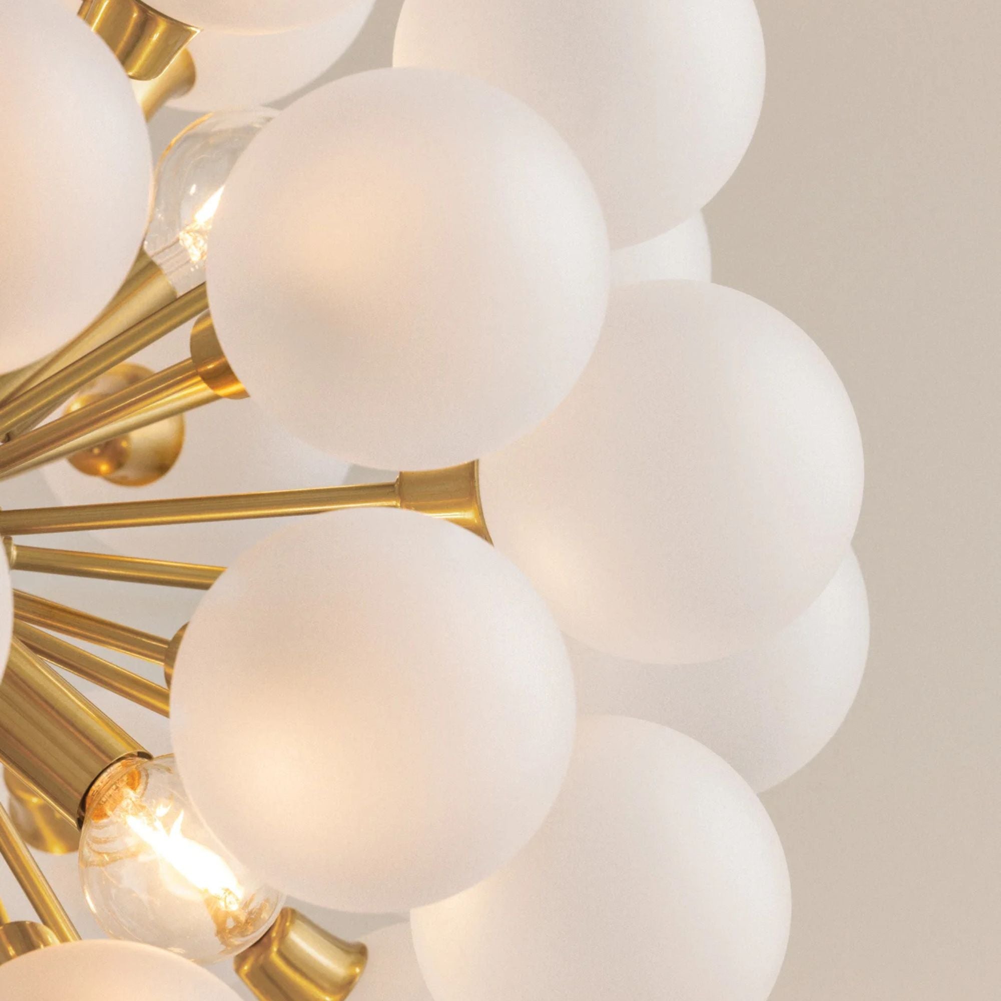 Mitzi Antoneta 21.25" 6-Light Chandelier, Aged Brass with Clear Etched Glass Globes