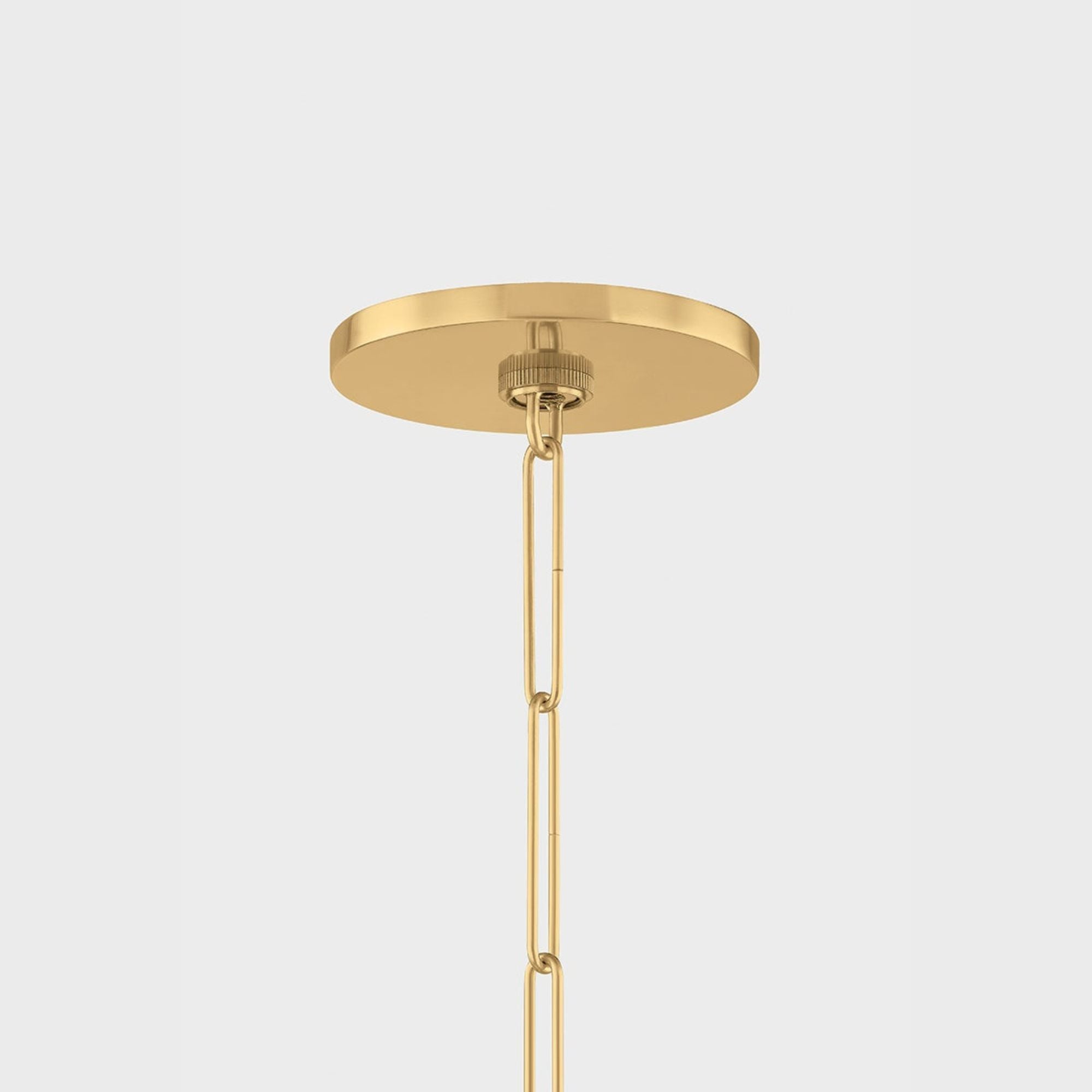 Ashby 22" 4-Light Chandelier, Aged Brass Finish