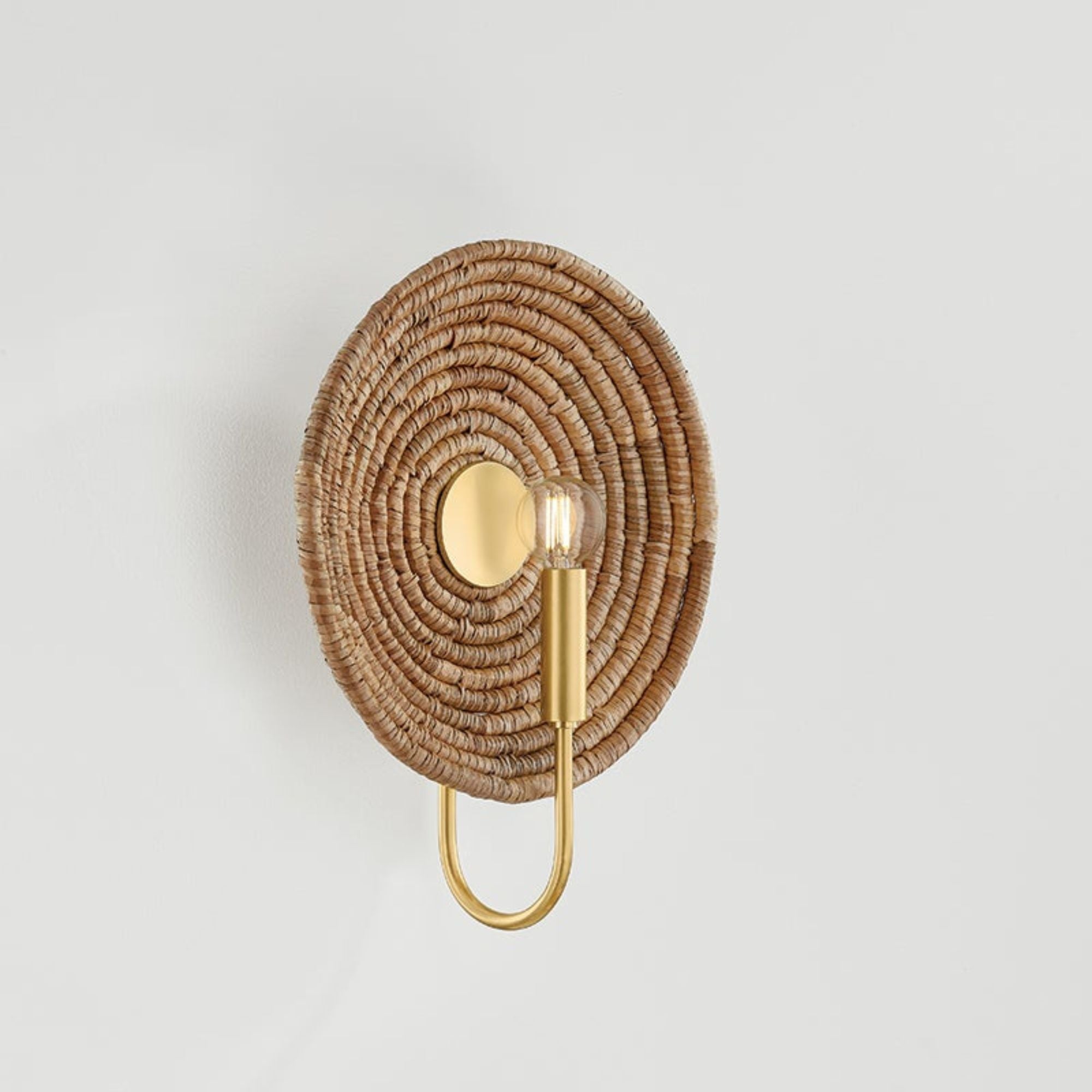 Ashby 15" Wall Sconce, Aged Brass Finish