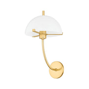 Atala 18" Wall Sconce, Aged Brass Finish
