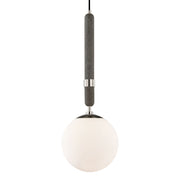 Brielle 27" Pendant, Polished Nickel Finish