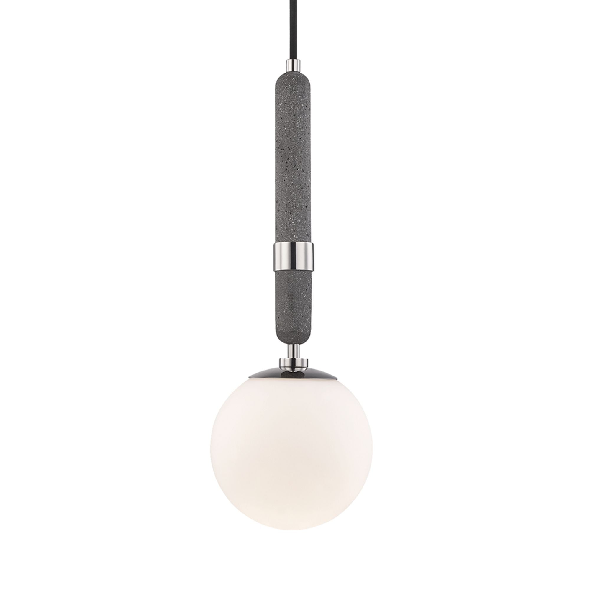 Brielle 20" Pendant, Polished Nickel Finish