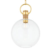 Mitzi Catrine Pendant Light - Aged Brass Finish