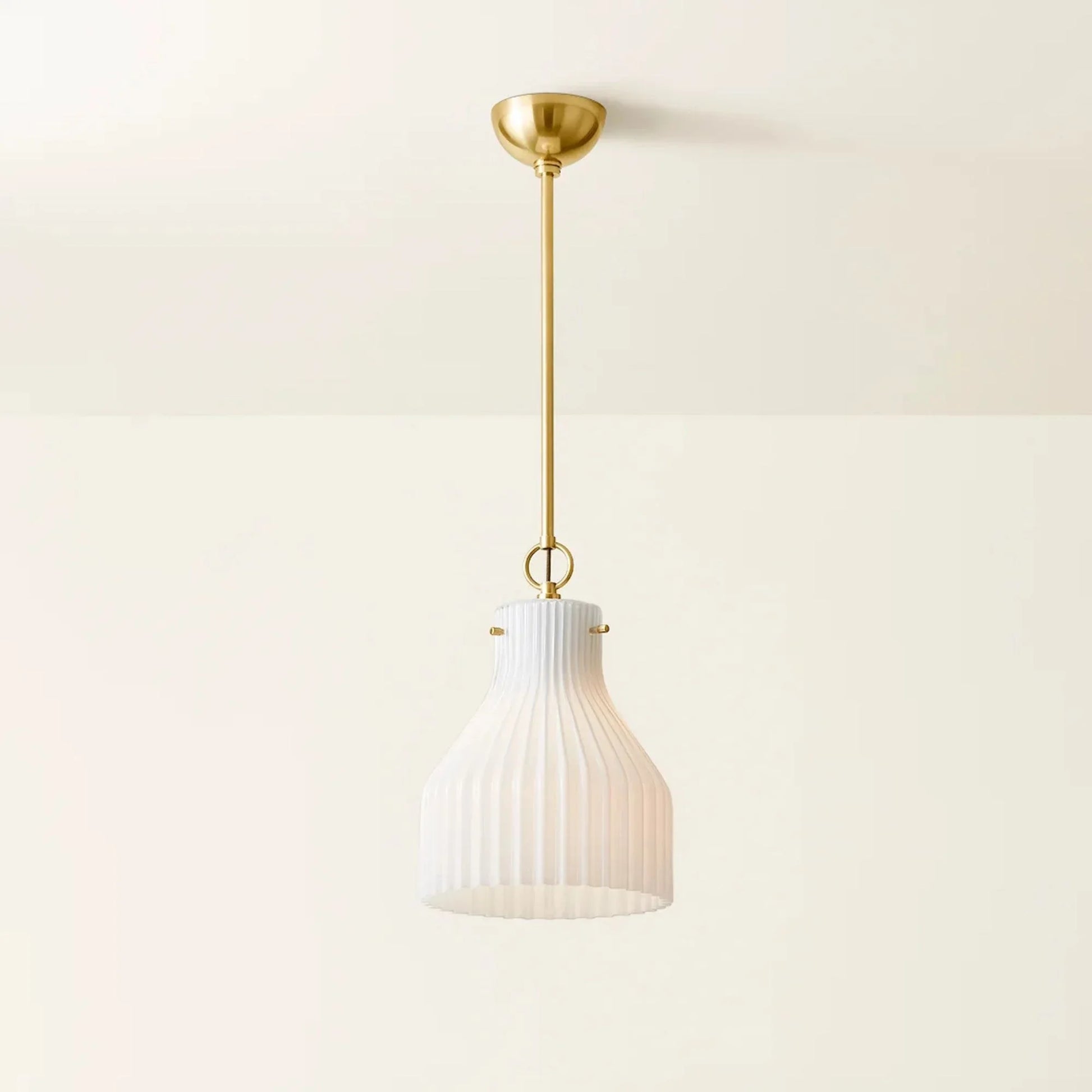 Mitzi - Corinthia 15" Pendant, Aged Brass Finish | Bees Lighting
