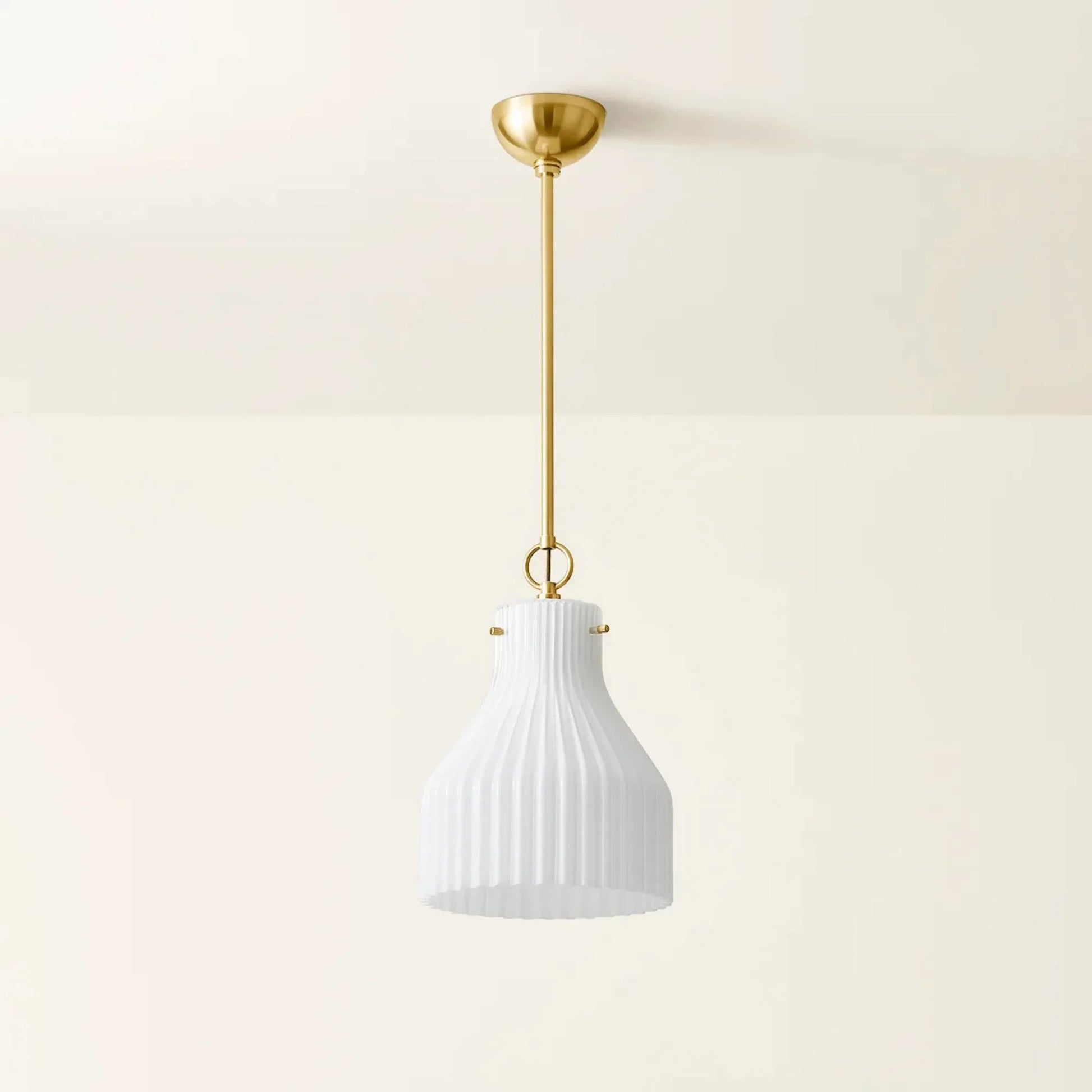 Mitzi - Corinthia 15" Pendant, Aged Brass Finish | Bees Lighting