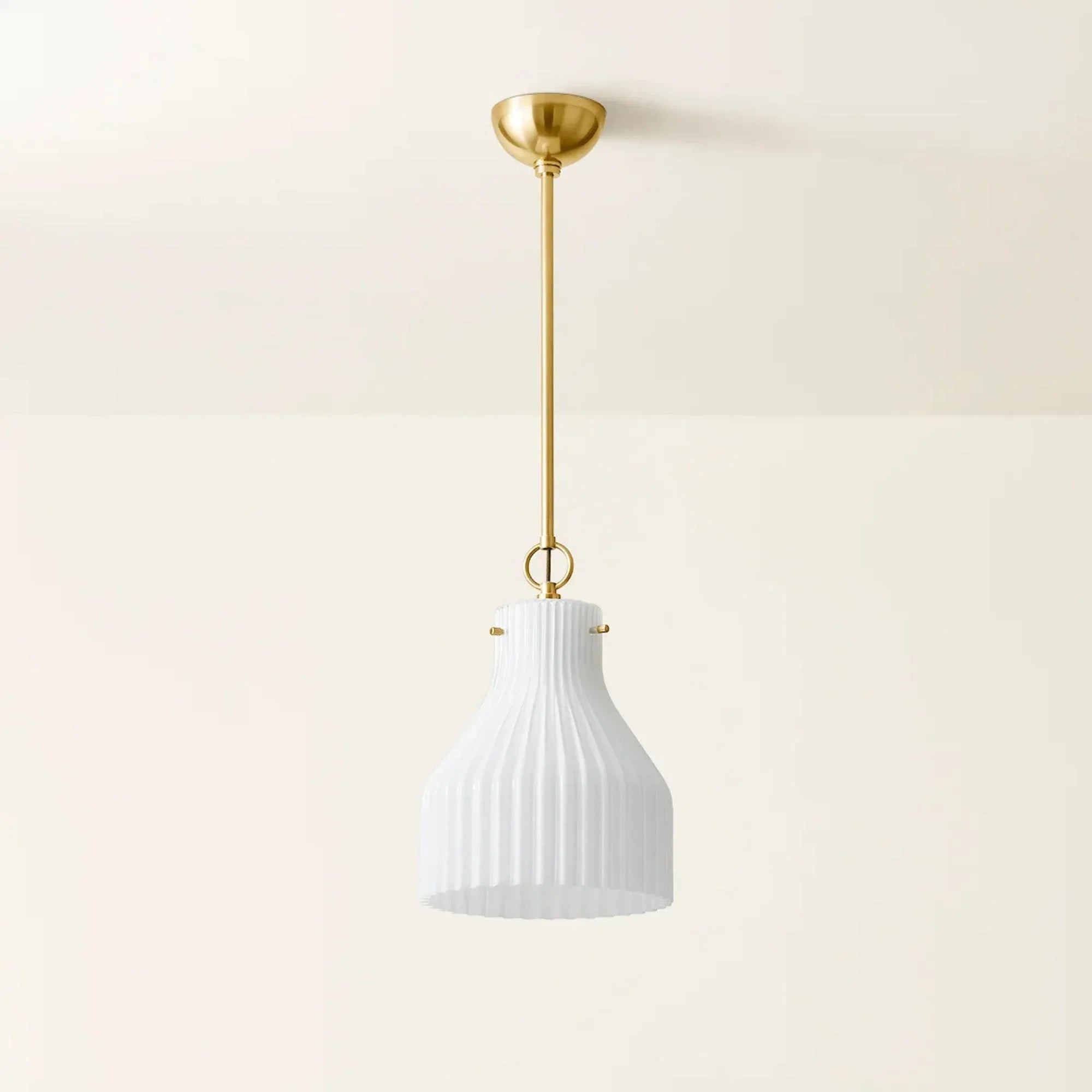 Mitzi - Corinthia 15" Pendant, Aged Brass Finish | Bees Lighting