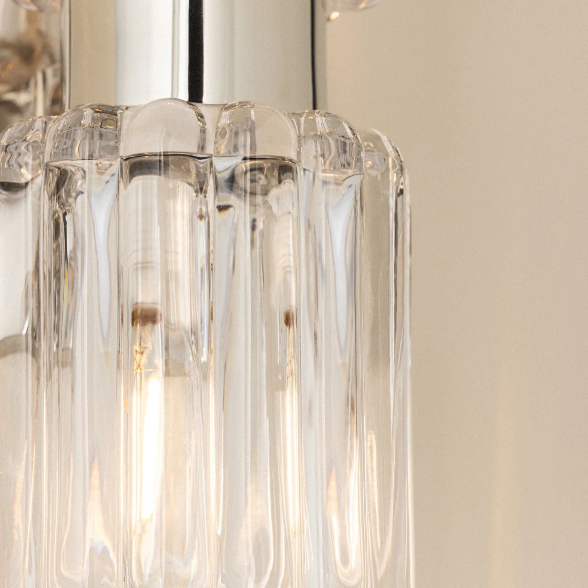 Mitzi Danae 10.5 in. 2-Light Bathroom Vanity Light, Polished Nickel with Clear Optic Glass