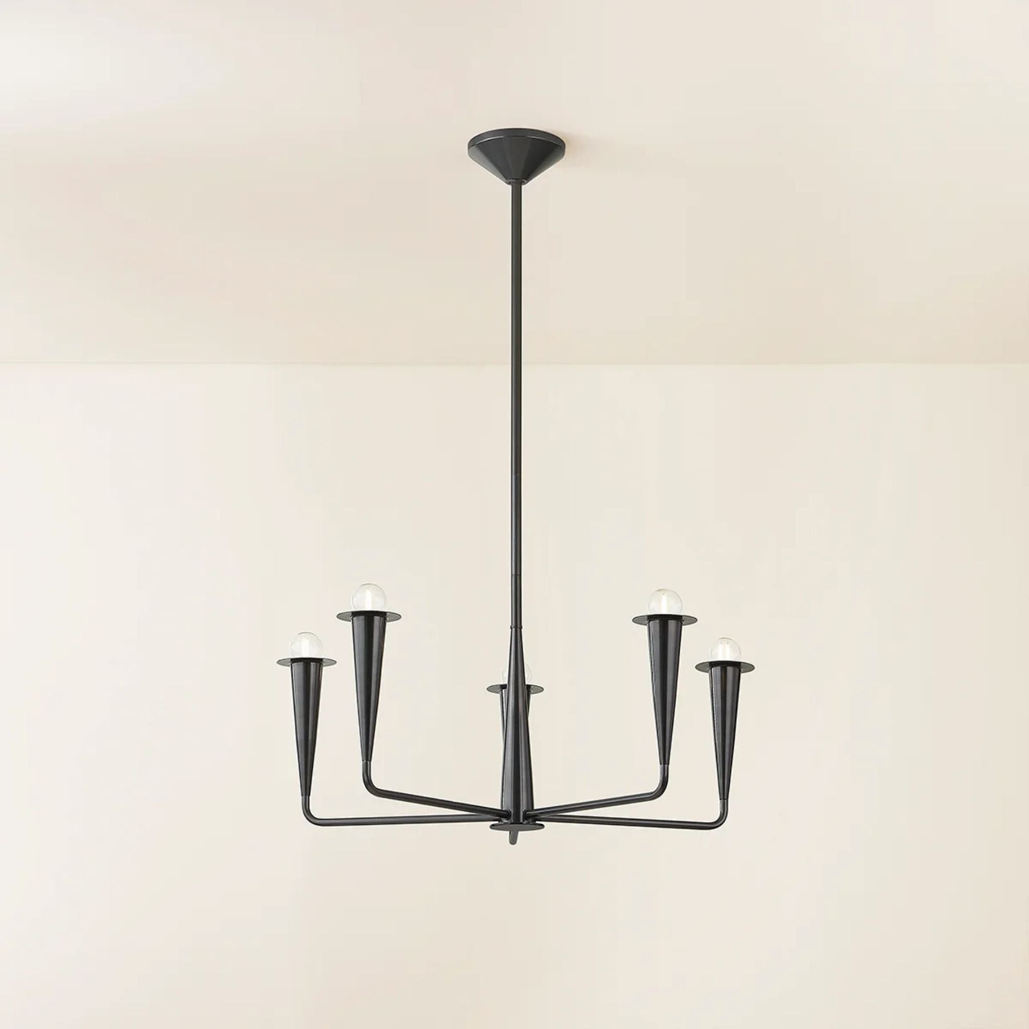 Danna 30" 5-Light Chandelier, Old Bronze Finish