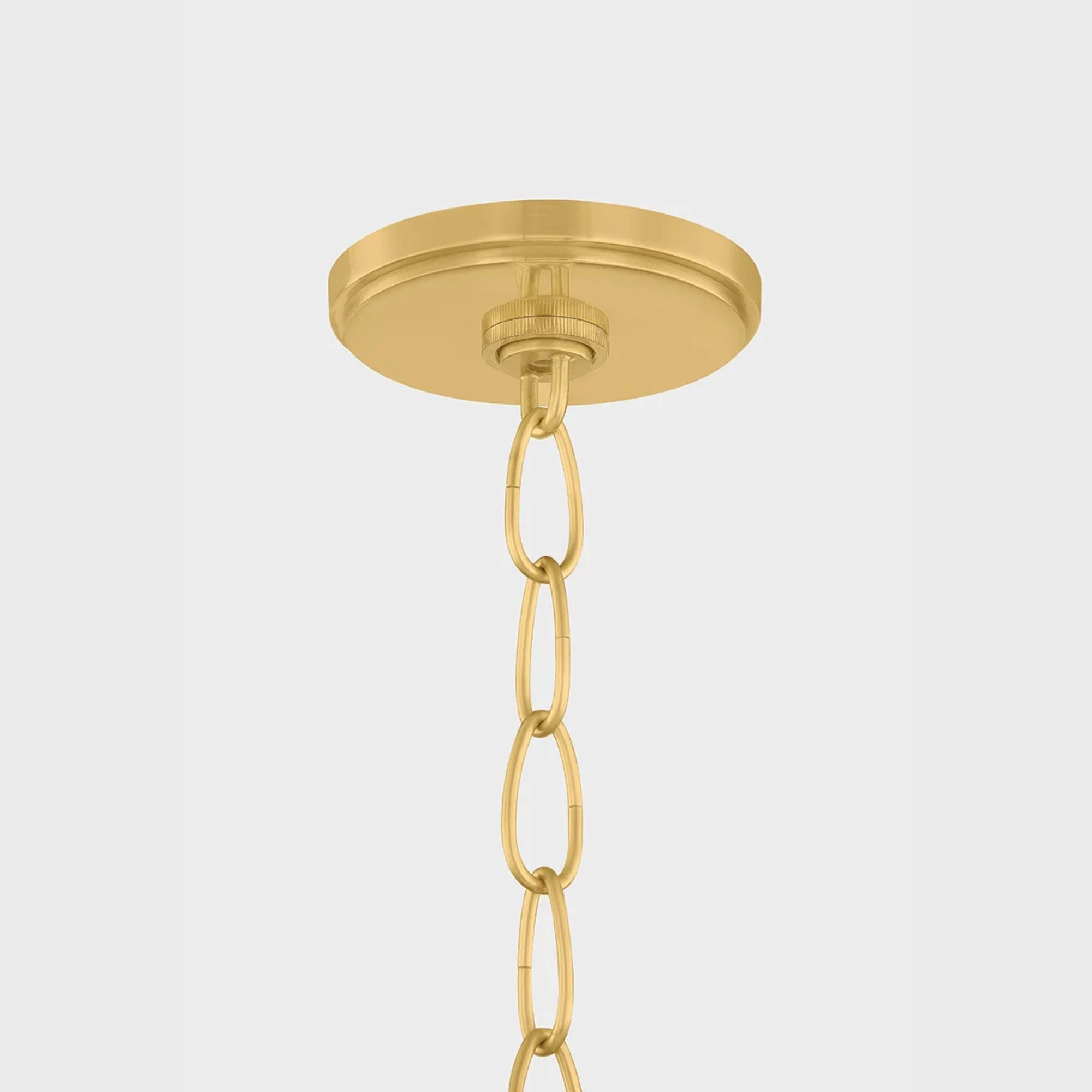 Della 16" Pendant, Aged Brass Finish