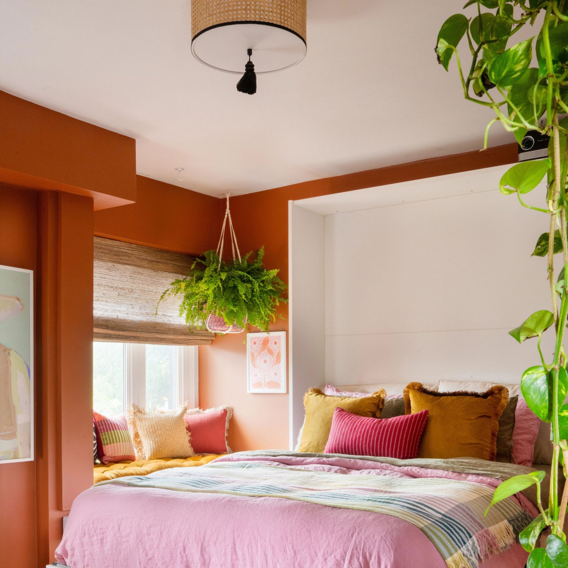 Mitzi - Dolores 15" 2-Light Flush Mount, Soft Black Finish | Bees Lighting